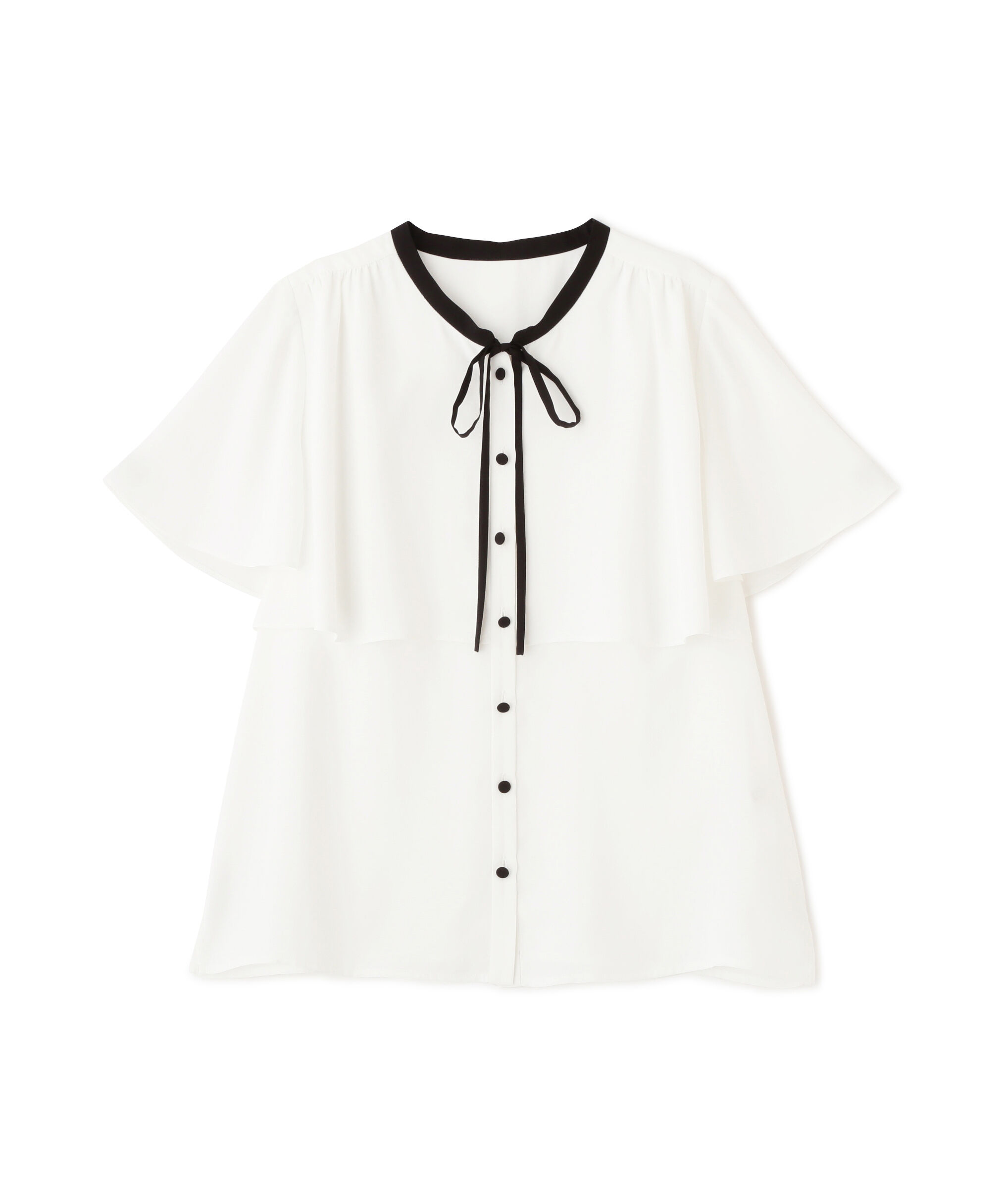 PROPORTION BODY DRESSING「半袖レイヤードブラウス」|シャツ・ブラウス|