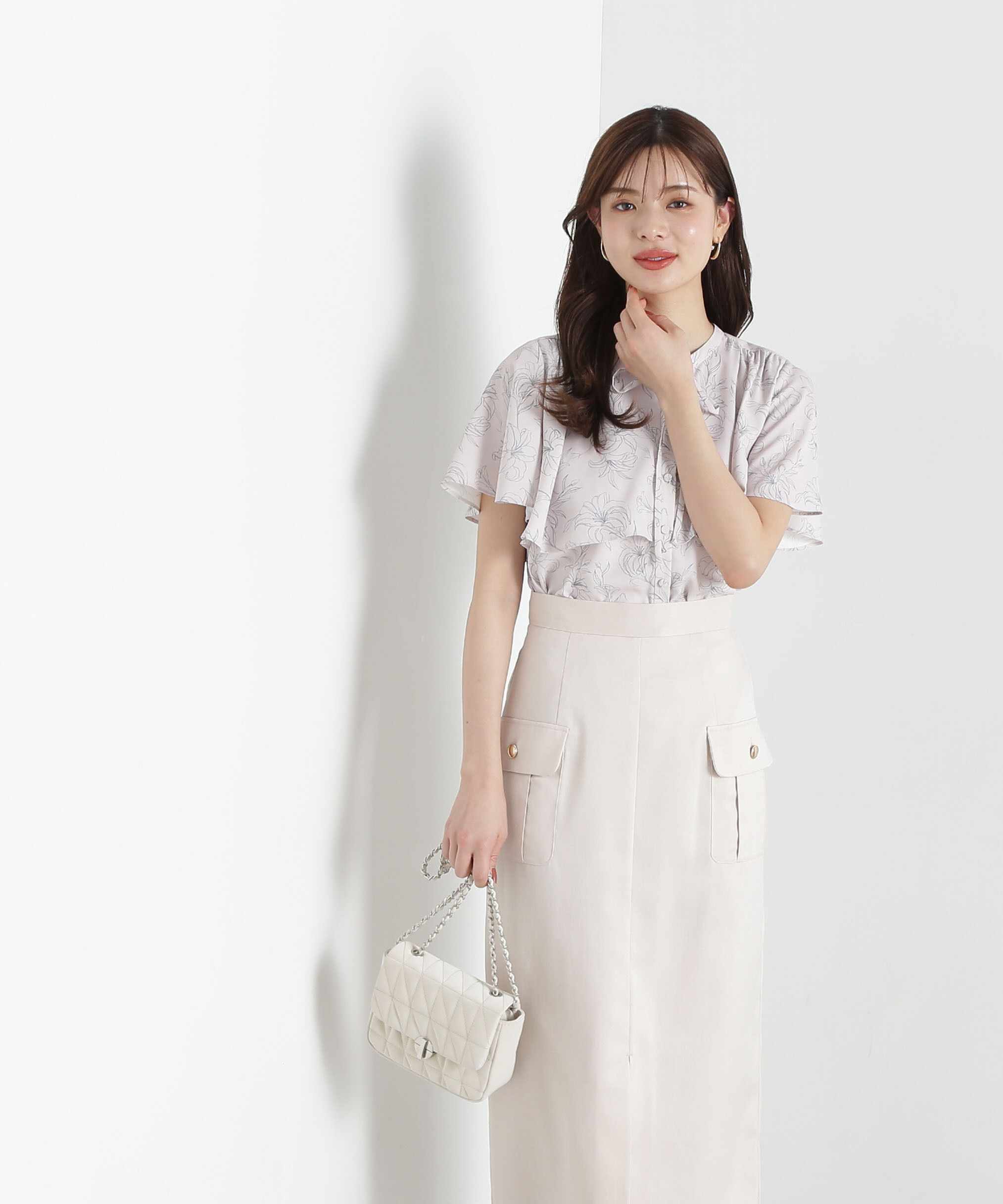 PROPORTION BODY DRESSING「半袖レイヤードブラウス」|シャツ・ブラウス|