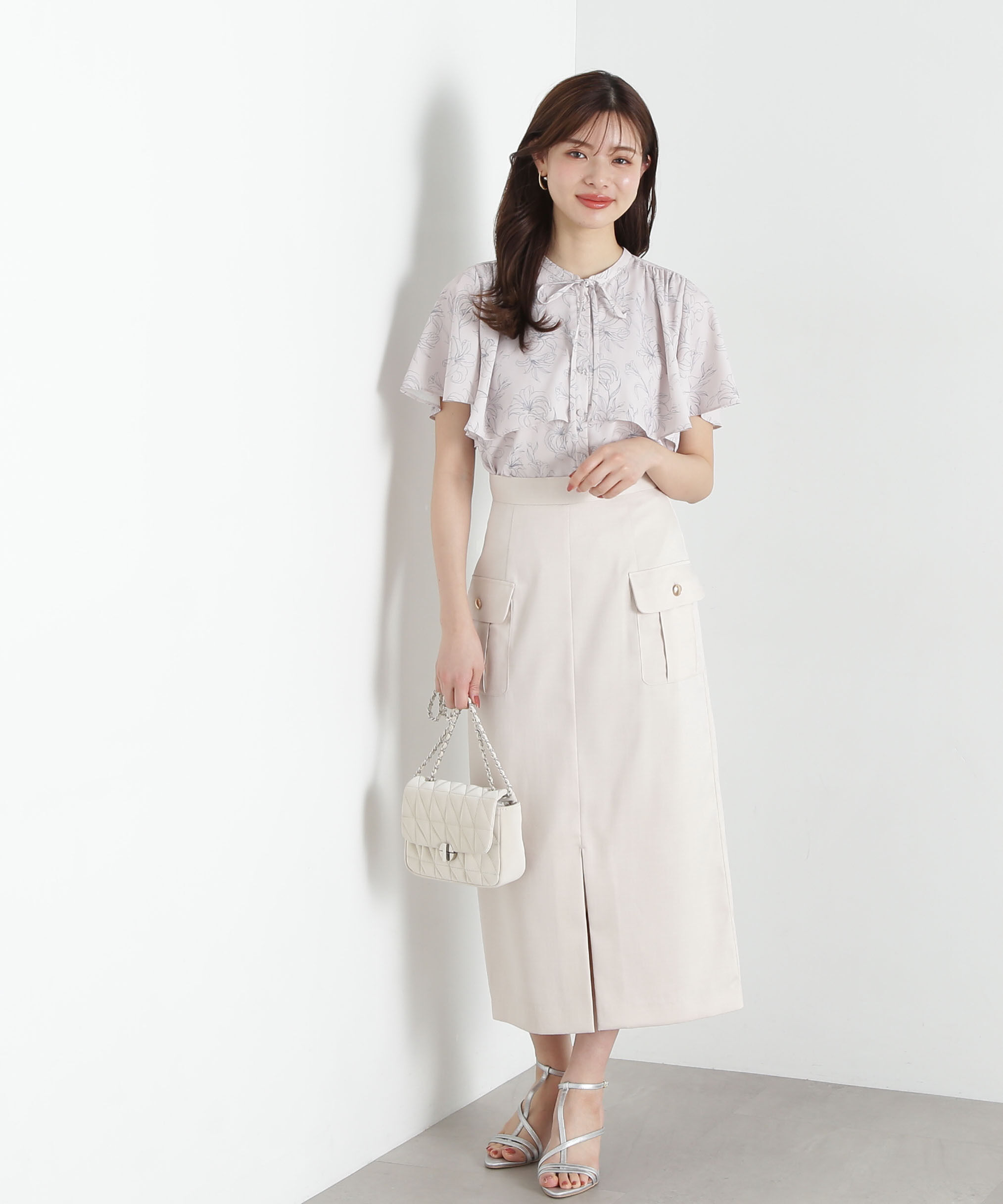 PROPORTION BODY DRESSING「半袖レイヤードブラウス」|シャツ・ブラウス|