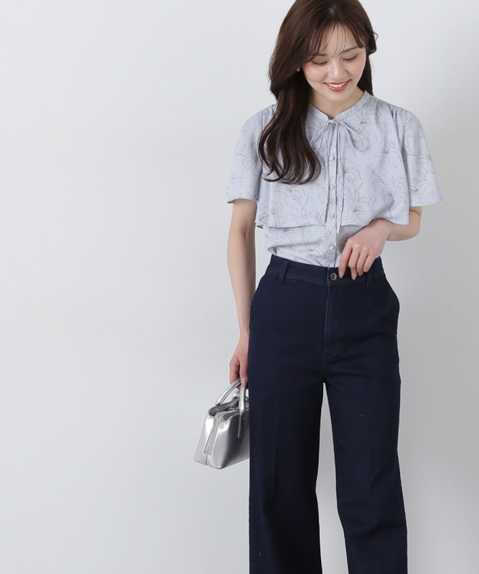 PROPORTION BODY DRESSING「半袖レイヤードブラウス」|シャツ・ブラウス|