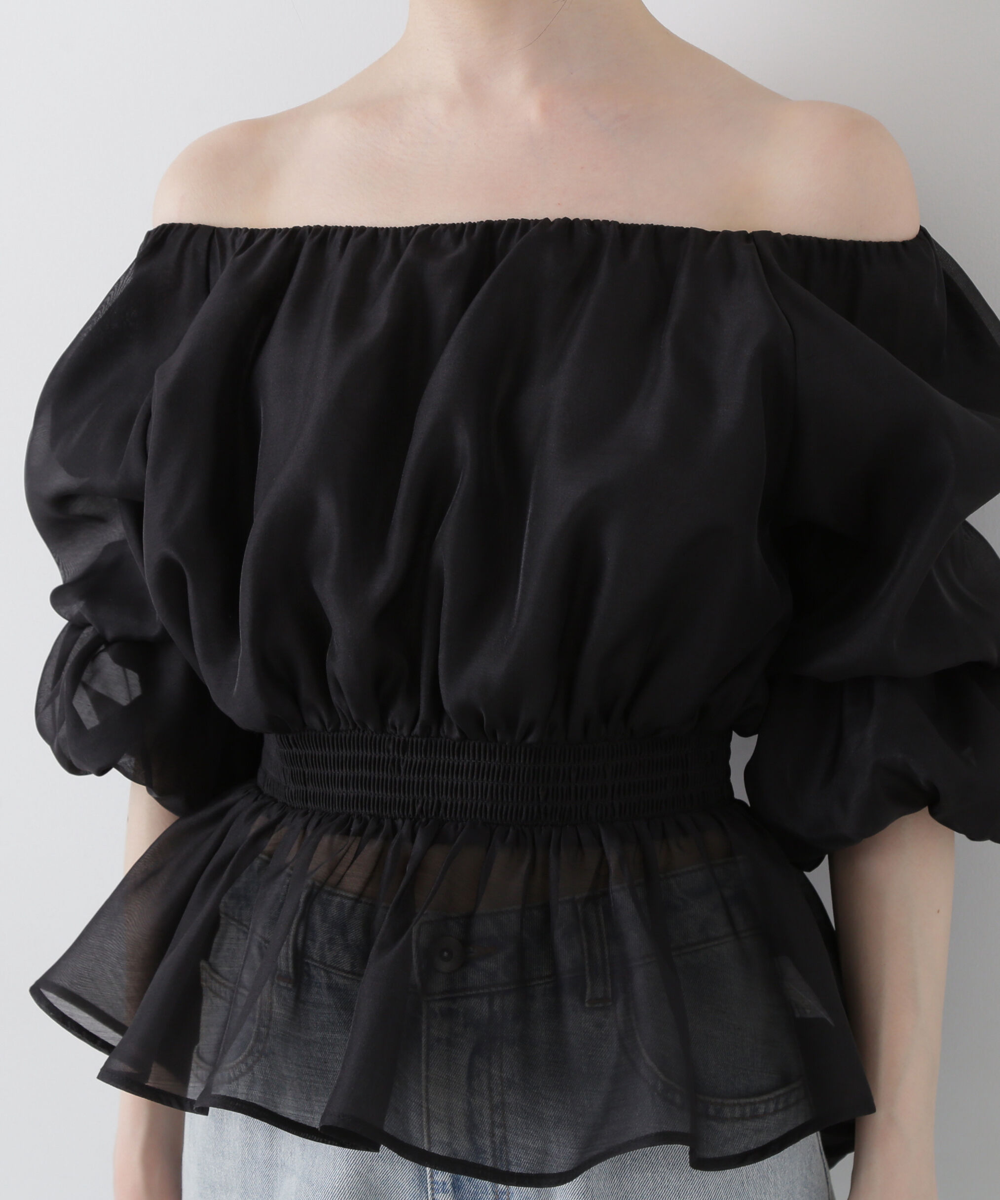 PROPORTION BODY DRESSING「2wayオフショルフィッシュテールブラウス」|シャツ・ブラウス|