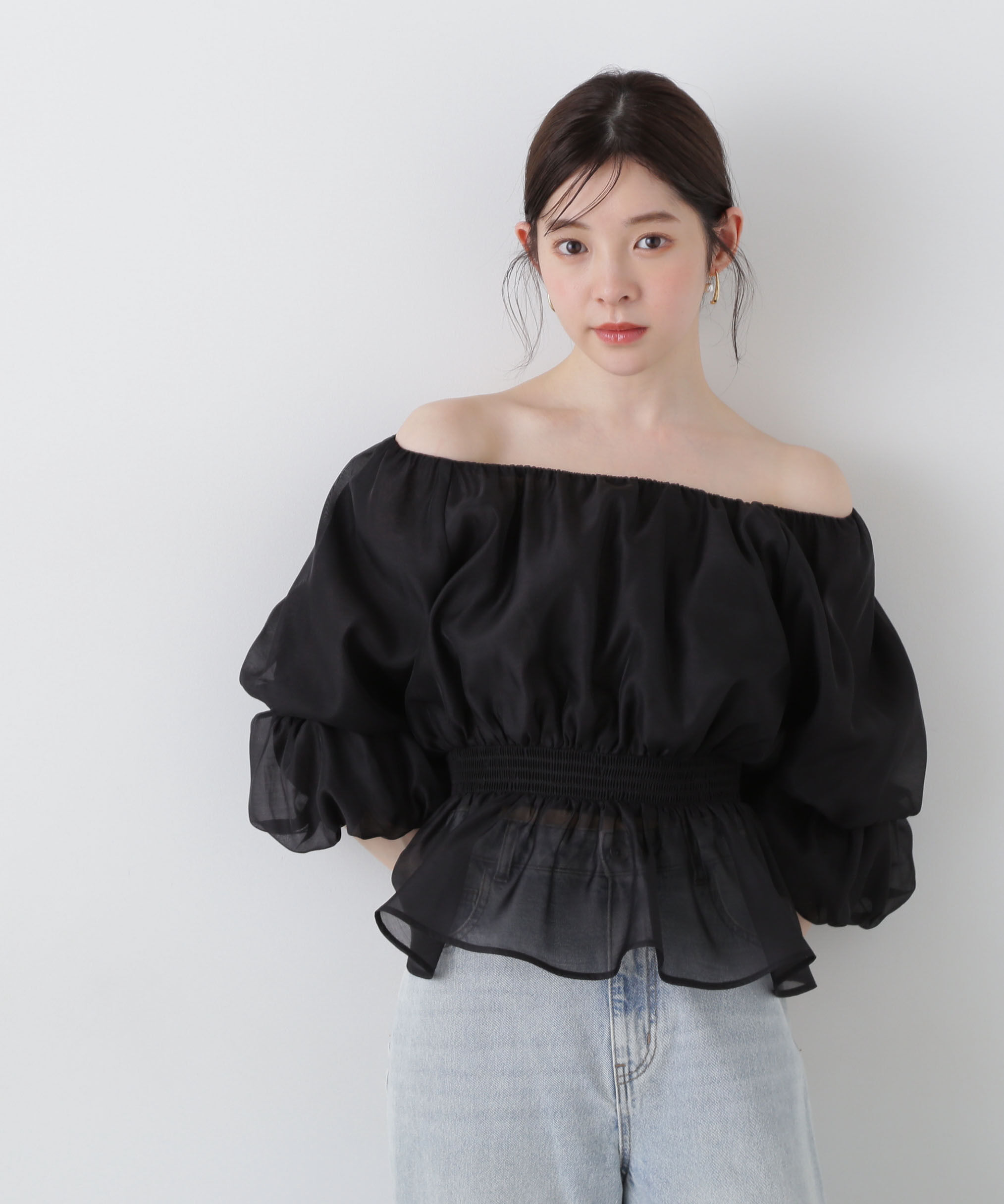 PROPORTION BODY DRESSING「2wayオフショルフィッシュテールブラウス」|シャツ・ブラウス|