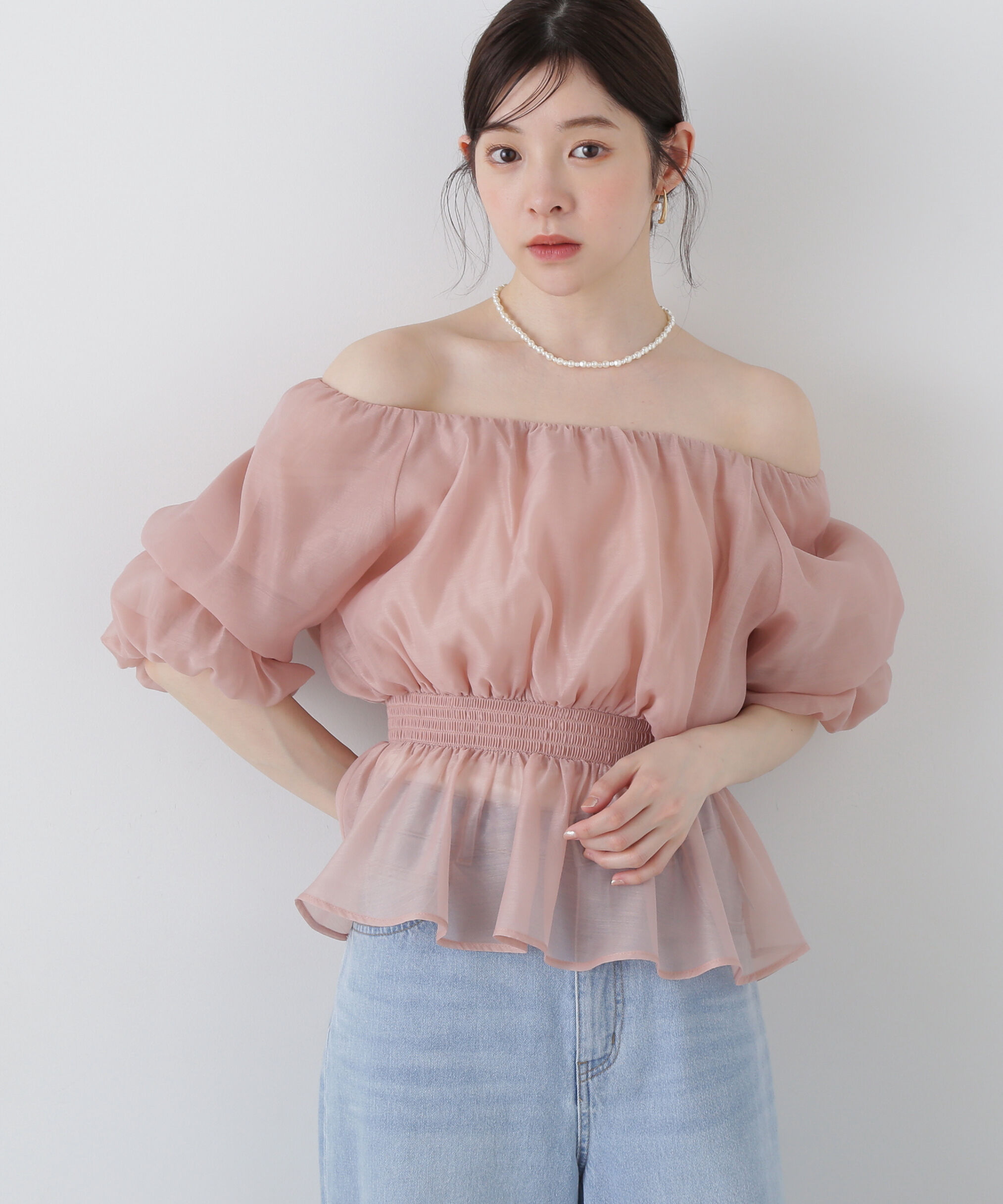 PROPORTION BODY DRESSING「2wayオフショルフィッシュテールブラウス」|シャツ・ブラウス|