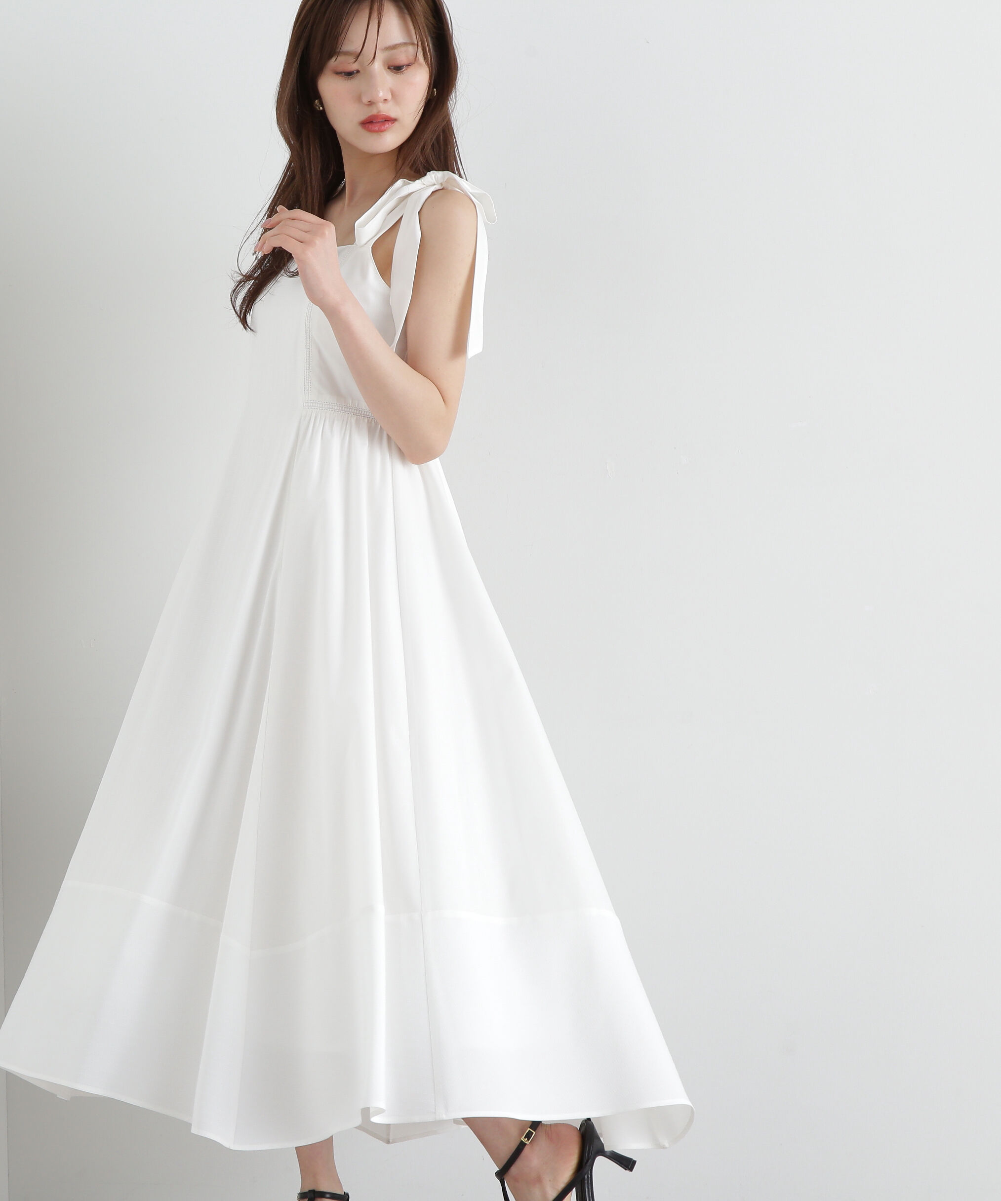 PROPORTION BODY DRESSING「ハンカチーフワンピース」|ワンピース|ホワイト