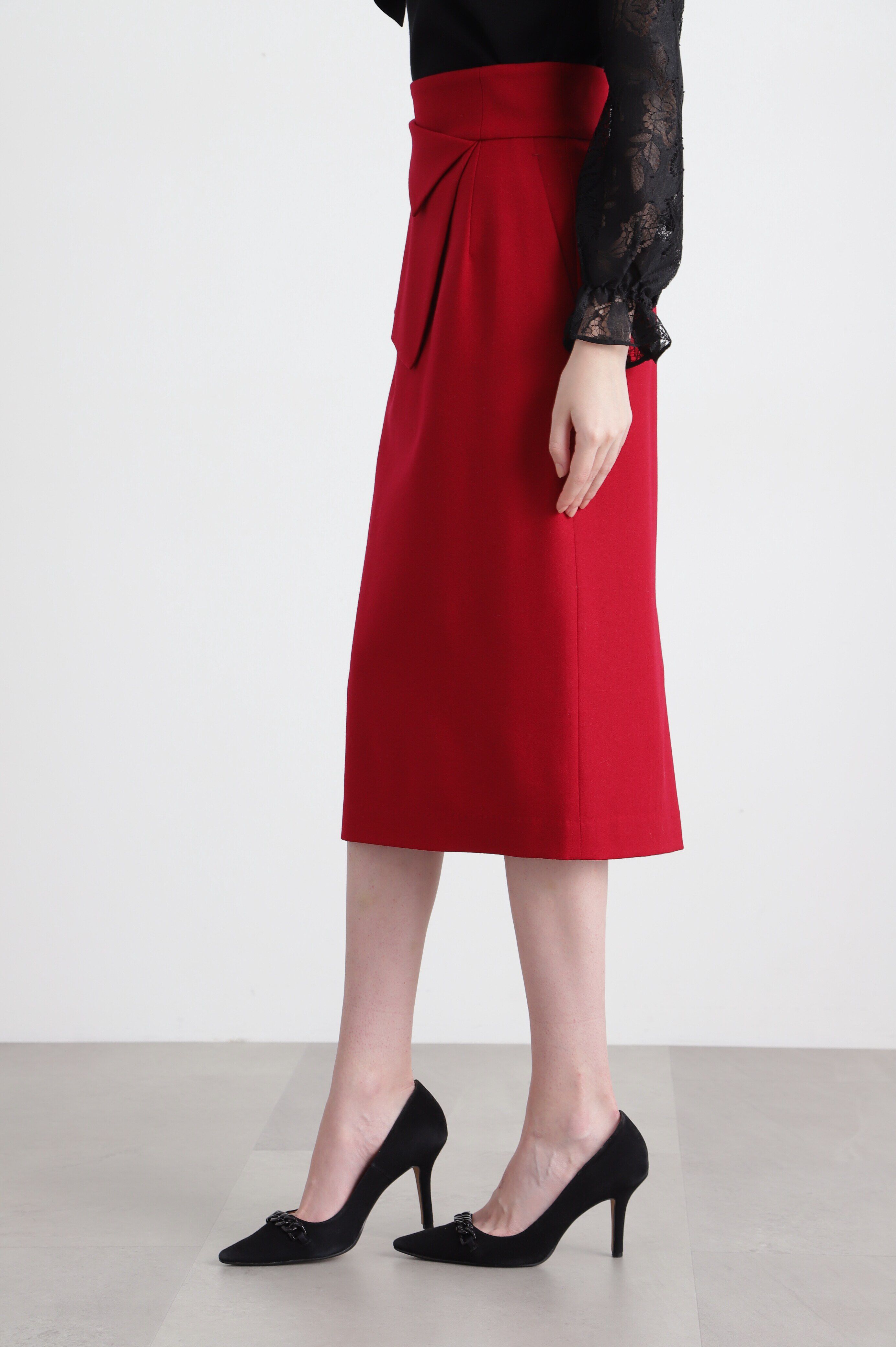  「◆ペプラムフラノスカート」|スカート|