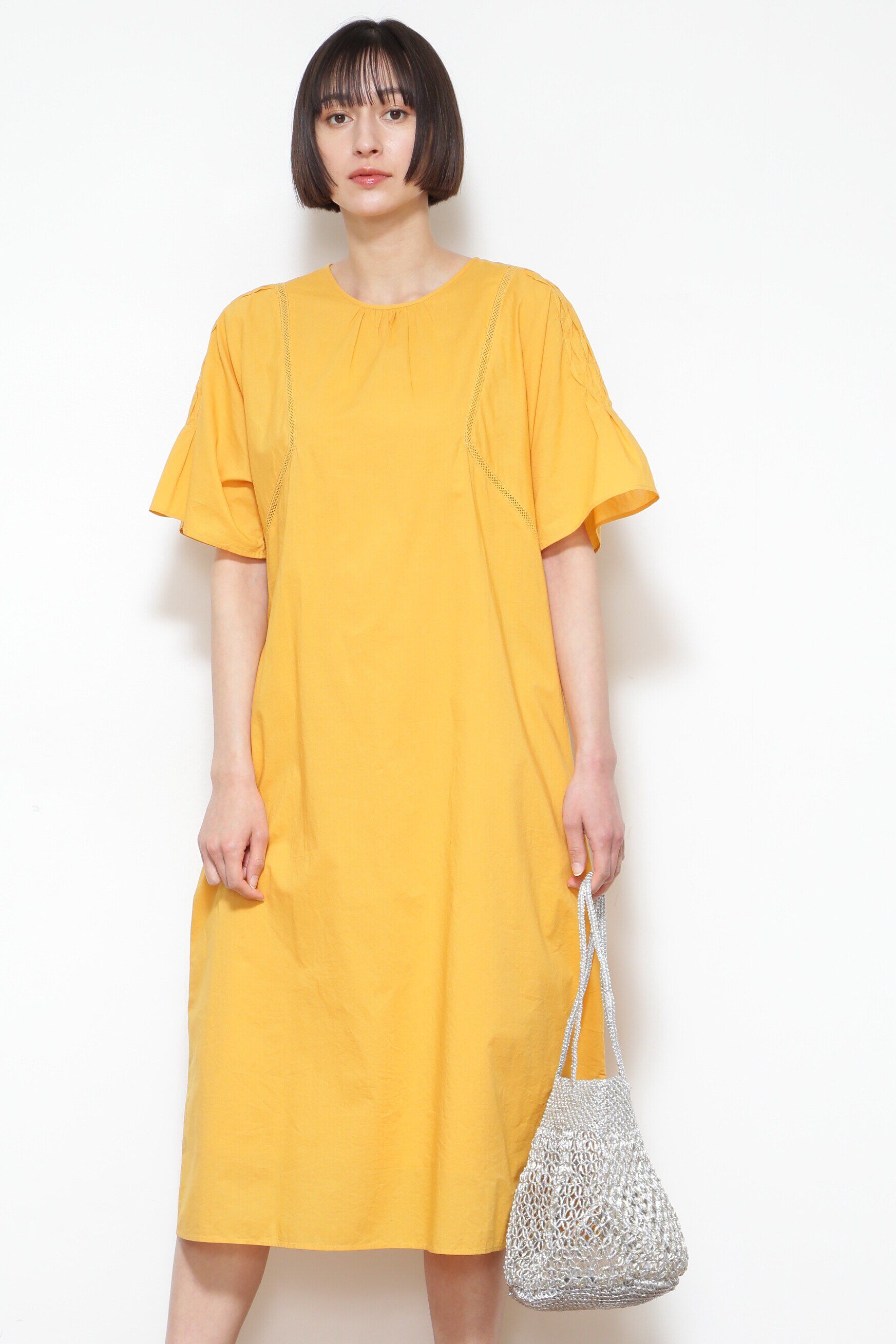  「◆インド刺繍ワンピース」|ワンピース|イエロー