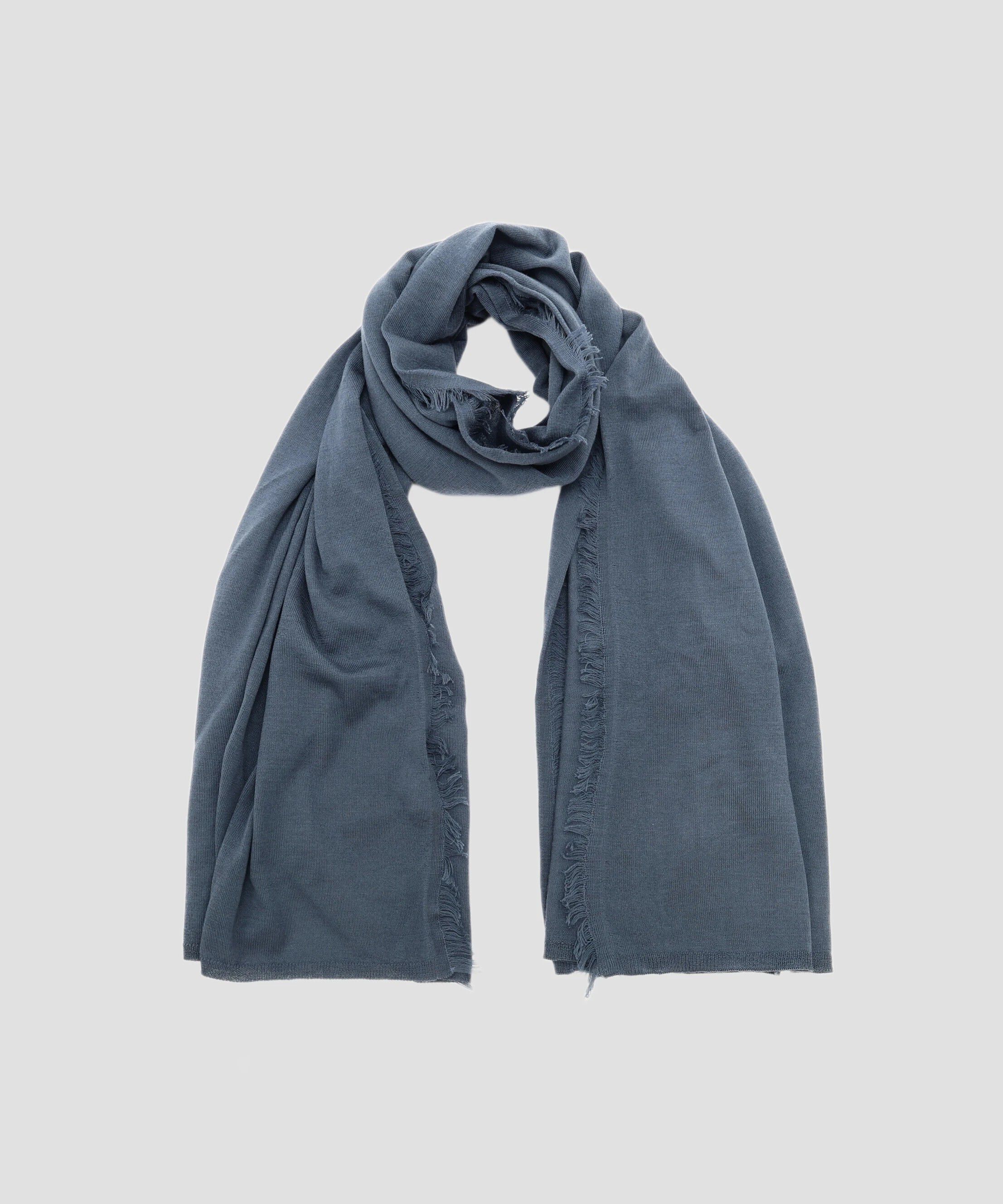 MARGARET HOWELL HOUSEHOLDGOODS「SUMMER WOOL SCARF」|ブランケット|DARK BLUE4