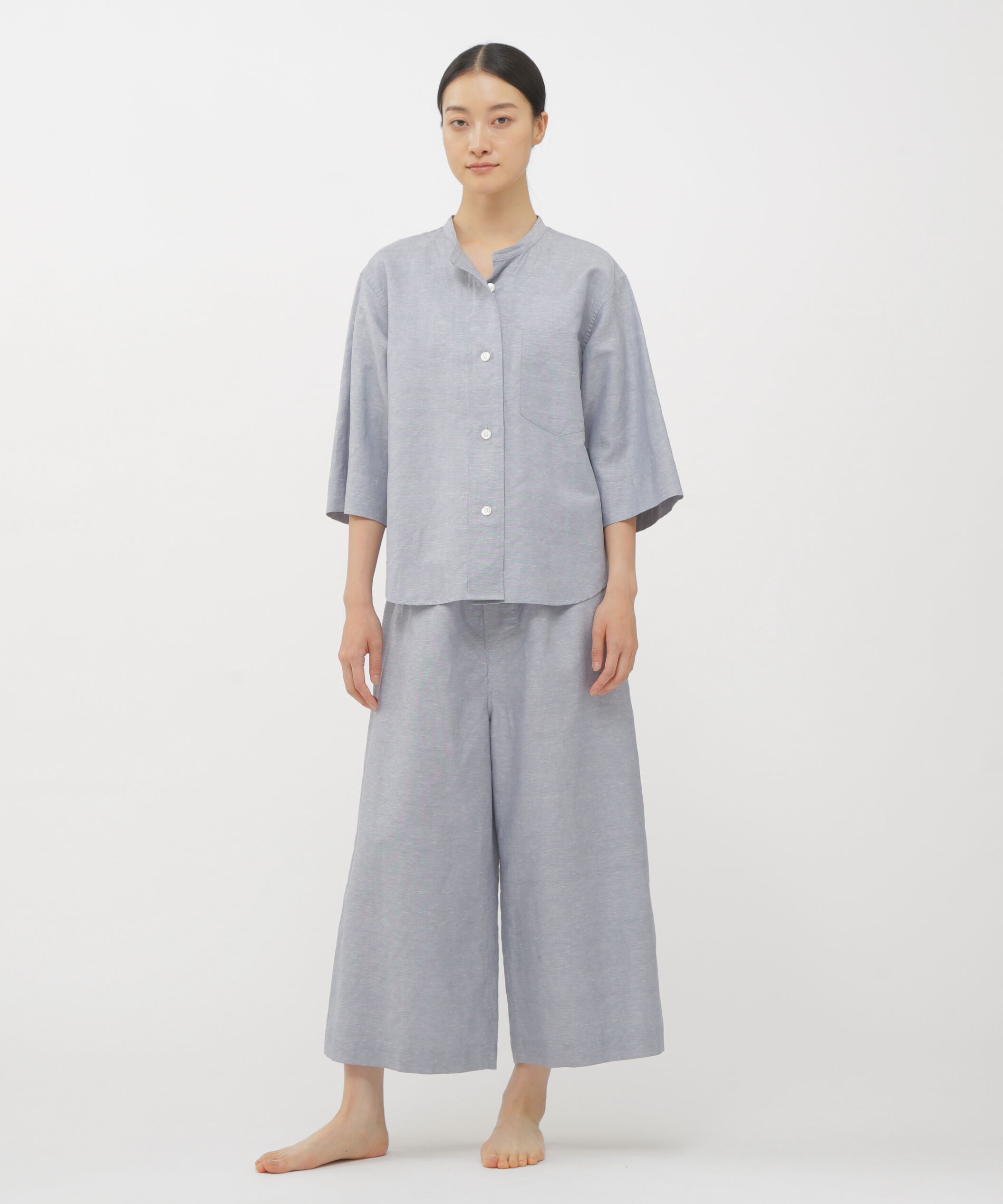 MARGARET HOWELL HOUSEHOLDGOODS「LINEN COTTON CHAMBRAY TROUSERS」|その他|