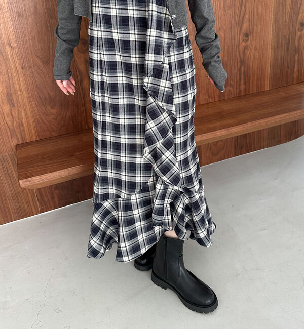 archives「&rsquo;チェックアソートラッフルキャミワンピース&rsquo;」|ワンピース|