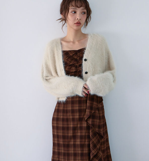 archives「&rsquo;チェックアソートラッフルキャミワンピース&rsquo;」|ワンピース|