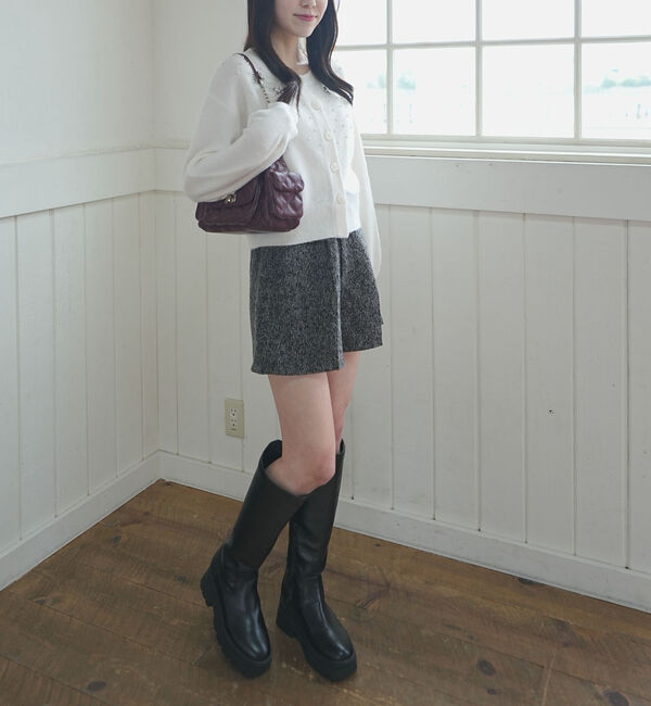 archives「ビジューニットカーディガン」|カーディガン|