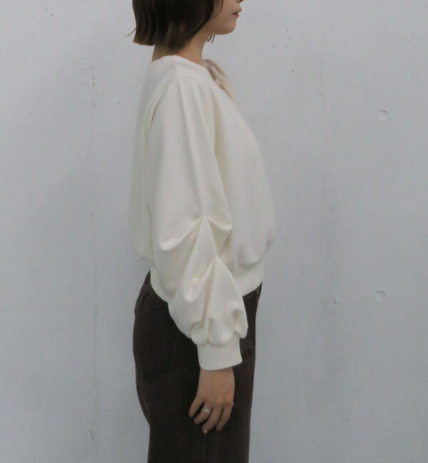 archives「ベロアリボンタックオフショルスウェット」|Tシャツ・カットソー|