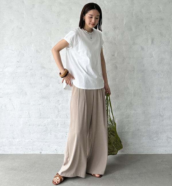 Doux archives「袖折り返しＴシャツ」|Tシャツ・カットソー|