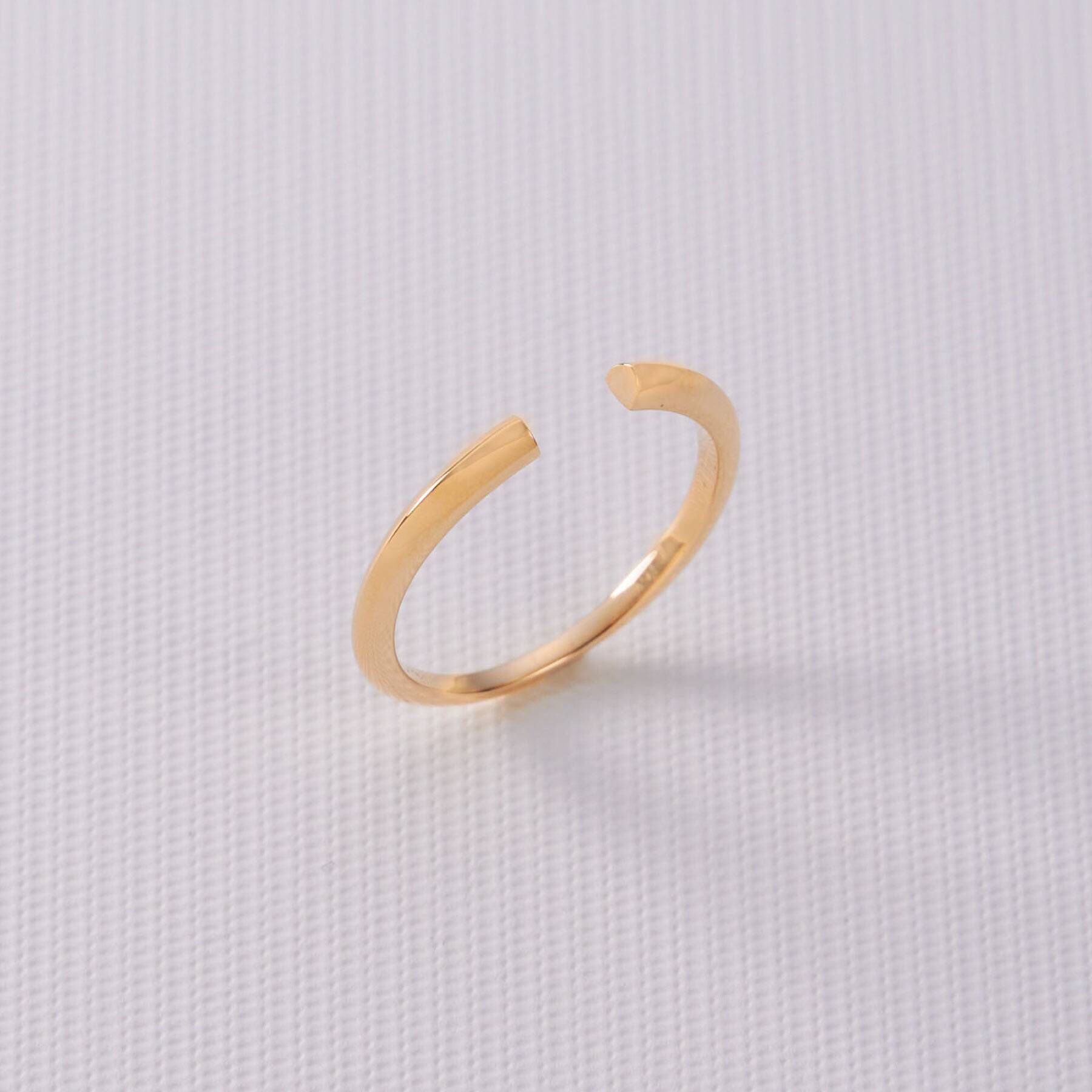 COCOSHNIK「K10しのぎ オープンリング」|リング|