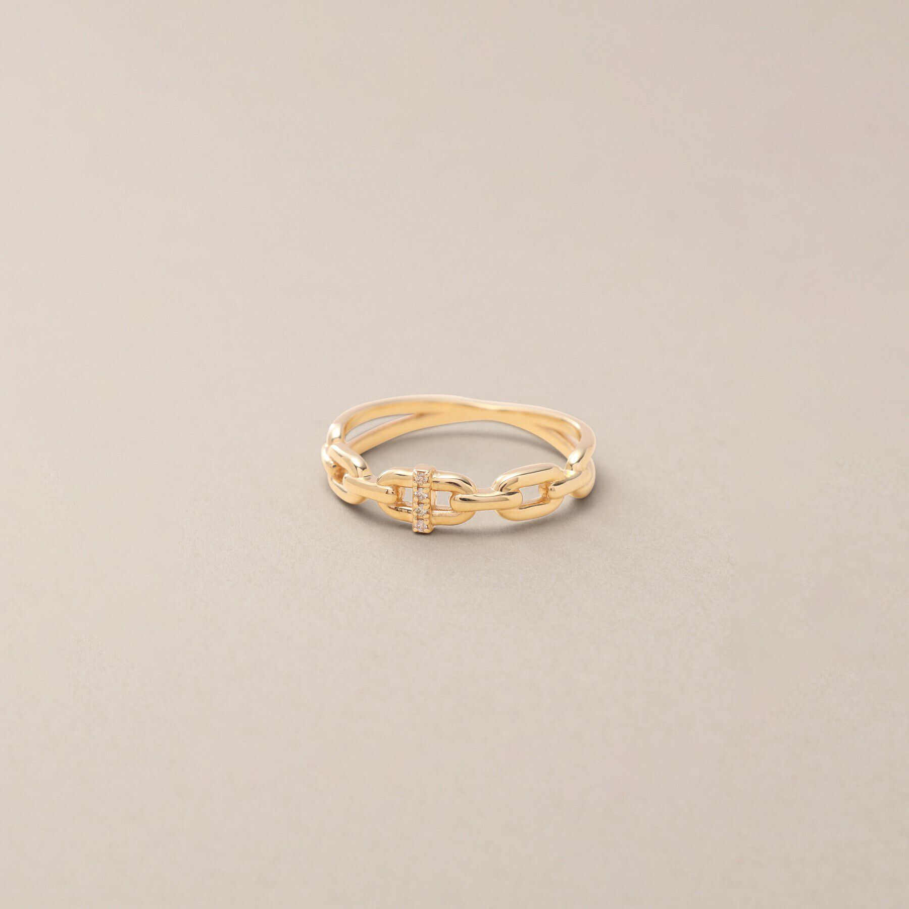 COCOSHNIK「K10ダイヤモンド PCモチーフ リング」|リング|