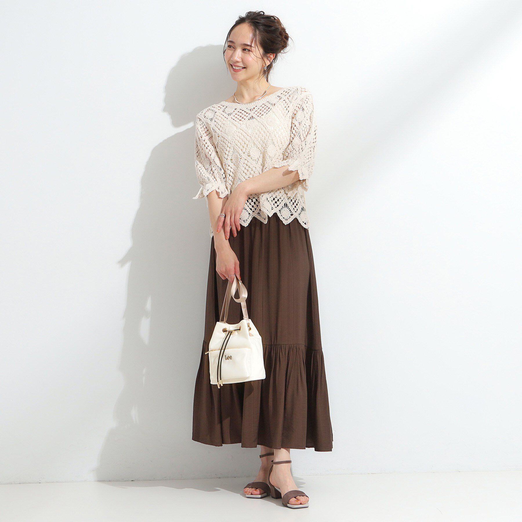 SHOO･LA･RUE「【Lee別注/撥水】巾着ショルダーバッグ」|ショルダー・メッセンジャー|