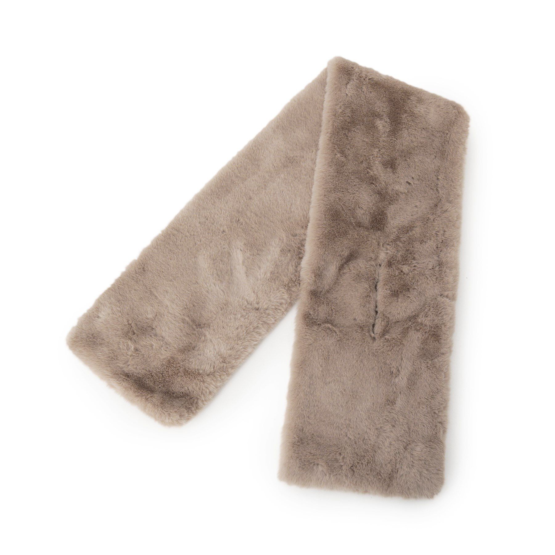 ITS&rsquo;DEMO「【手洗い可】ボリュームフェイクファーマフラー」|ストール|