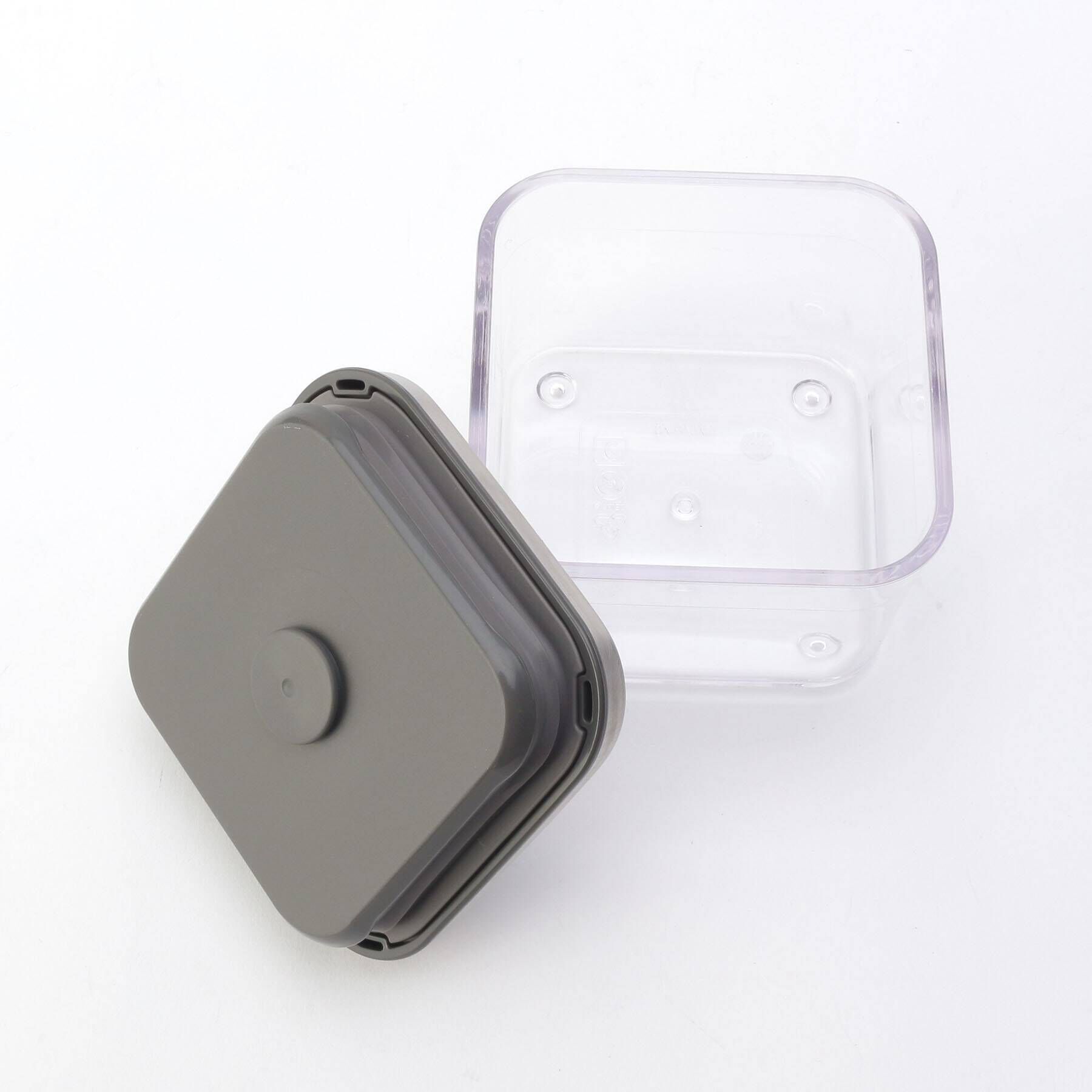 212 KITCHEN STORE「OXO (オクソー) ステンレスポップコンテナ スモールスクエア (ミニ) 0.4L」|食器・キッチングッズ|