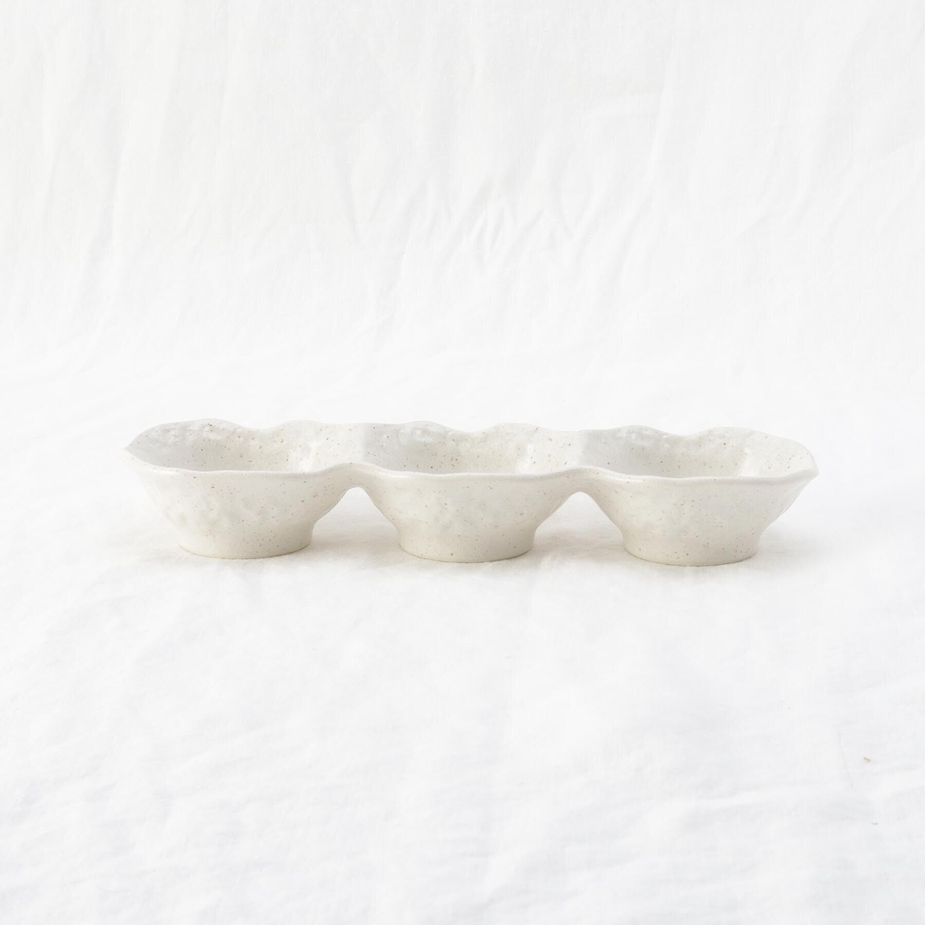 212 KITCHEN STORE「饗の器 3つ仕切り皿 深 WH」|食器・キッチングッズ|