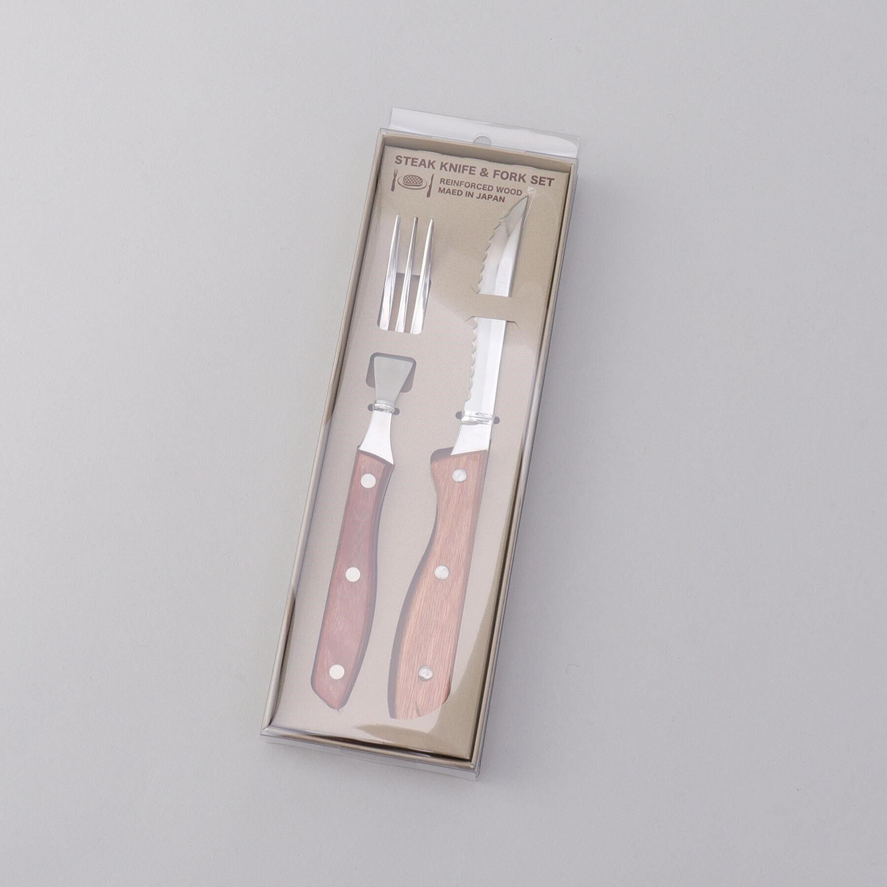 212 KITCHEN STORE「強化木カトラリーステーキナイフ＆フォークセット」|食器・キッチングッズ|