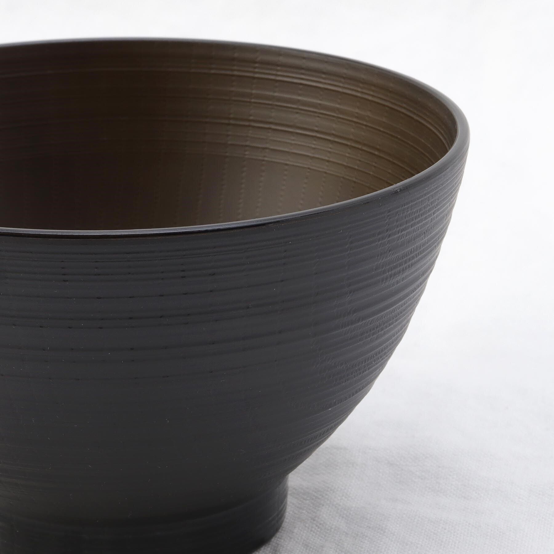 212 KITCHEN STORE「汁椀 刷毛筋 黒内木目」|食器・キッチングッズ|