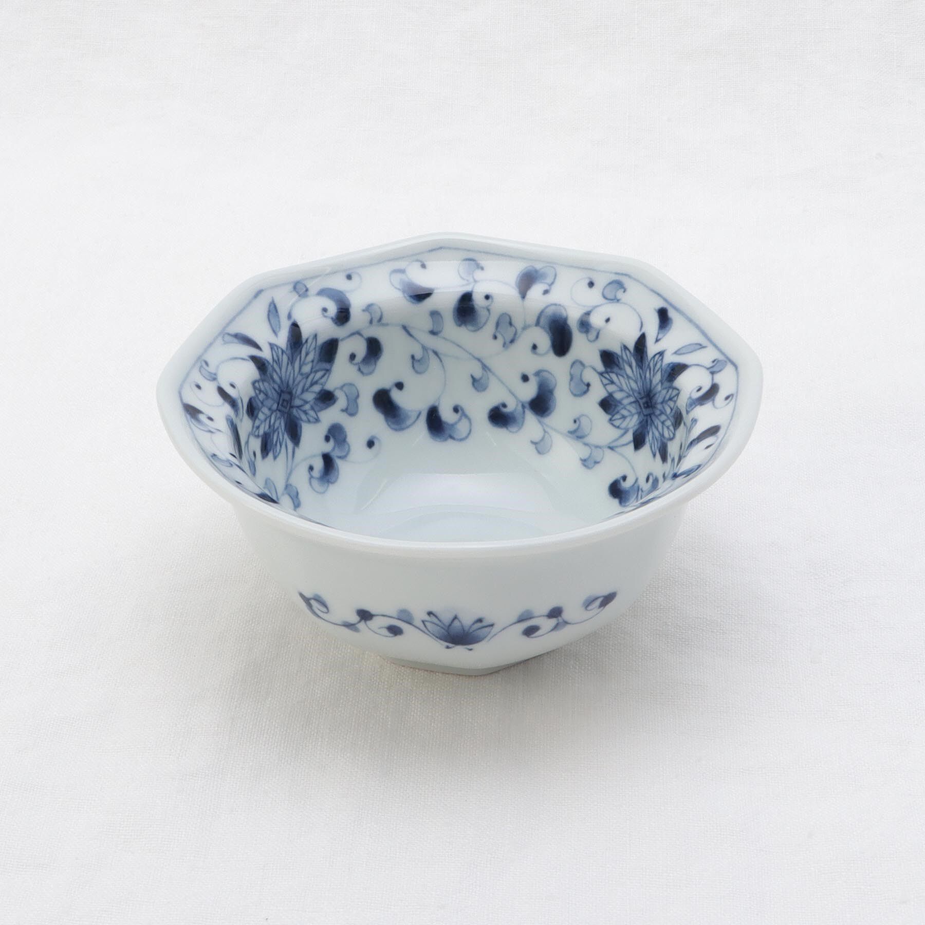 212 KITCHEN STORE「藍凛堂 八角小鉢 菊唐草」|食器・キッチングッズ|