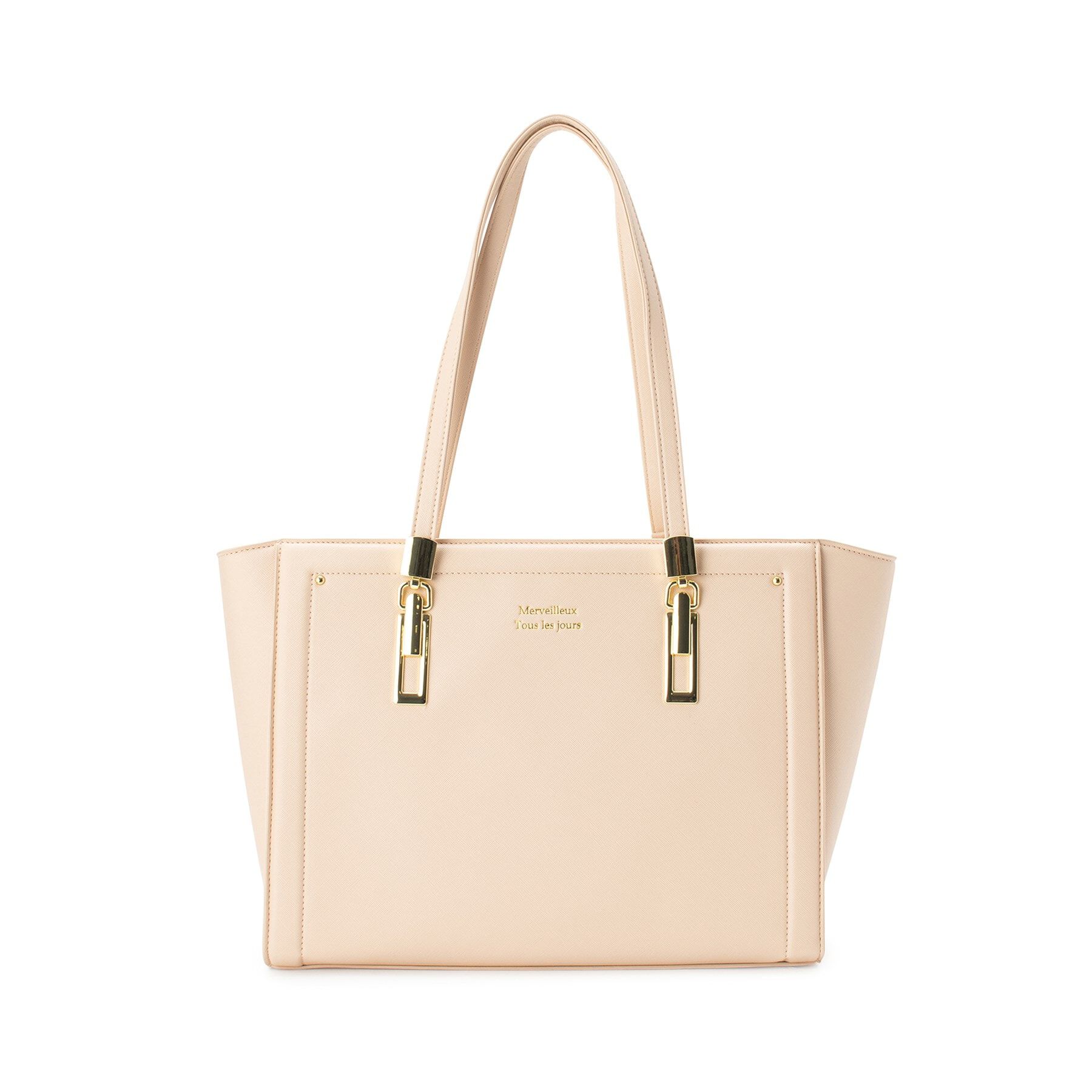 Ober Tashe「ロゴ型押し3層トート」|トートバッグ|