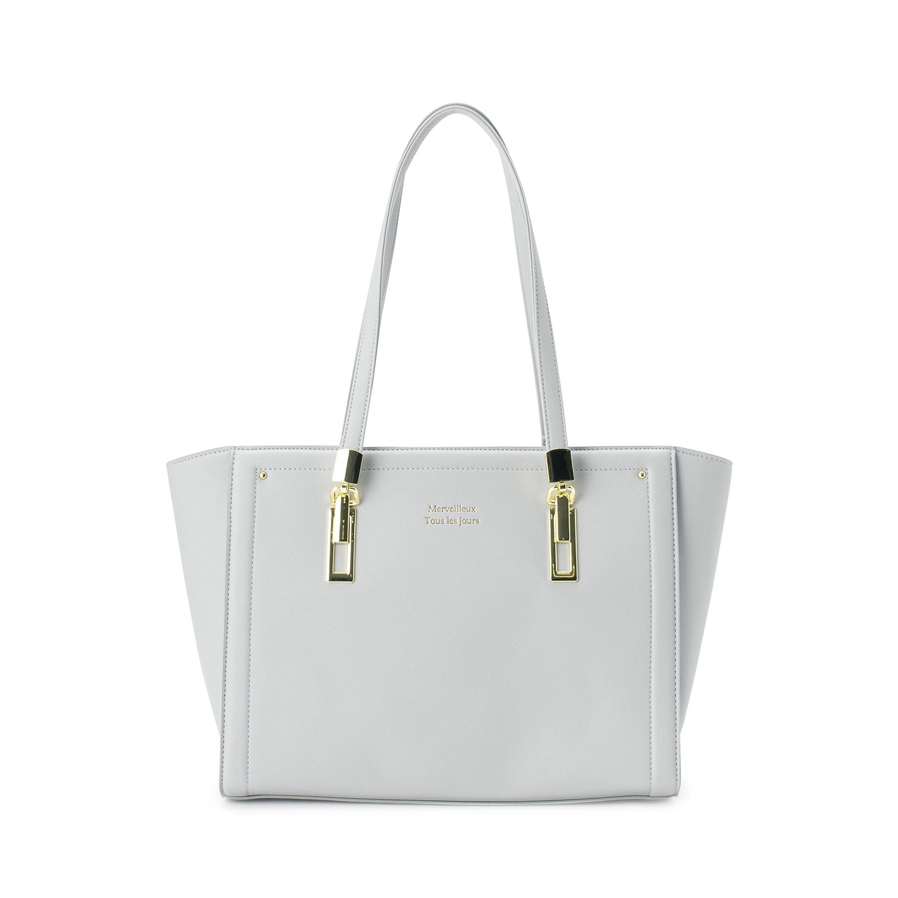 Ober Tashe「ロゴ型押し3層トート」|トートバッグ|ﾌﾞﾙｰ(092)