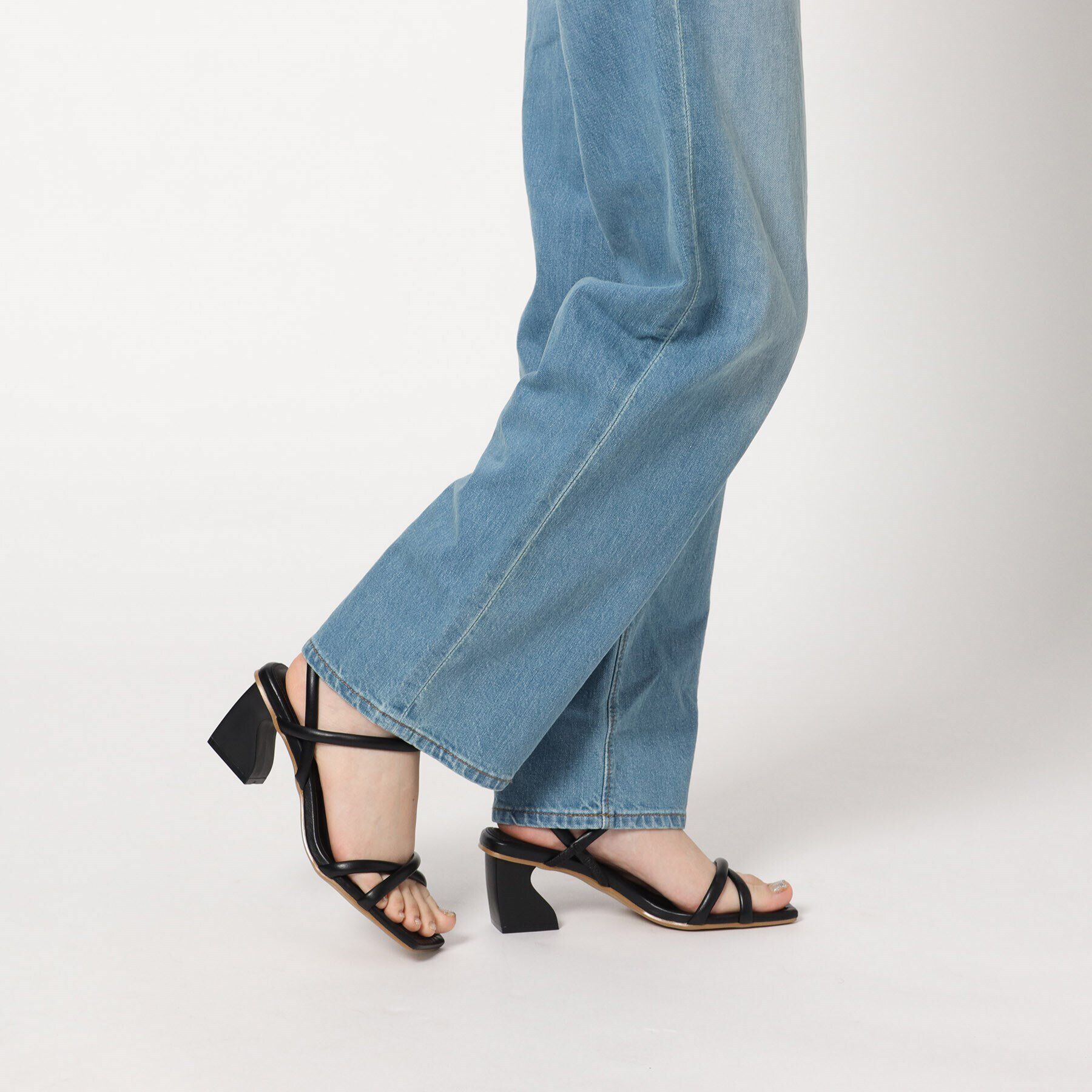 ESPERANZA「デザインブロックヒールサンダル」|サンダル|