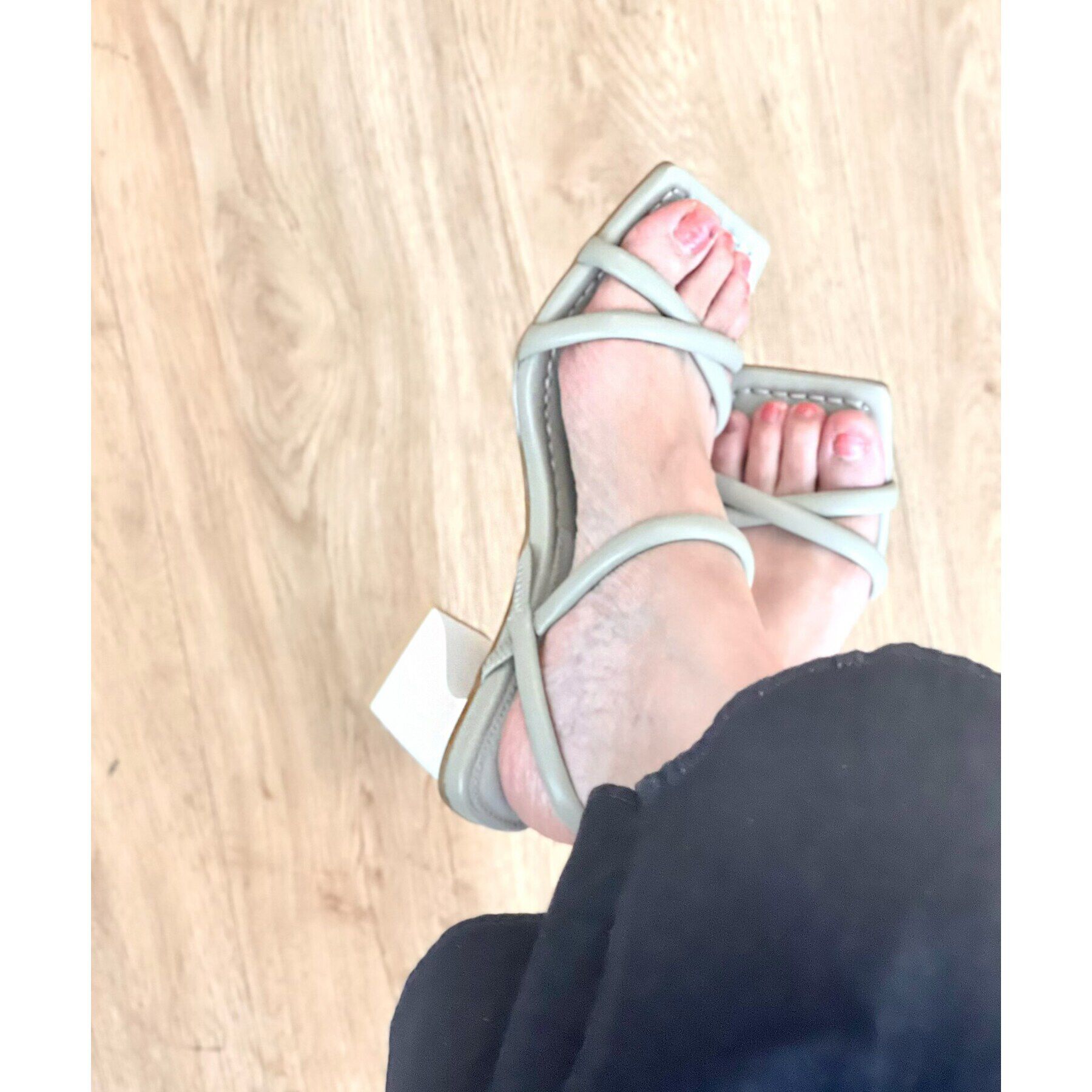 ESPERANZA「デザインブロックヒールサンダル」|サンダル|