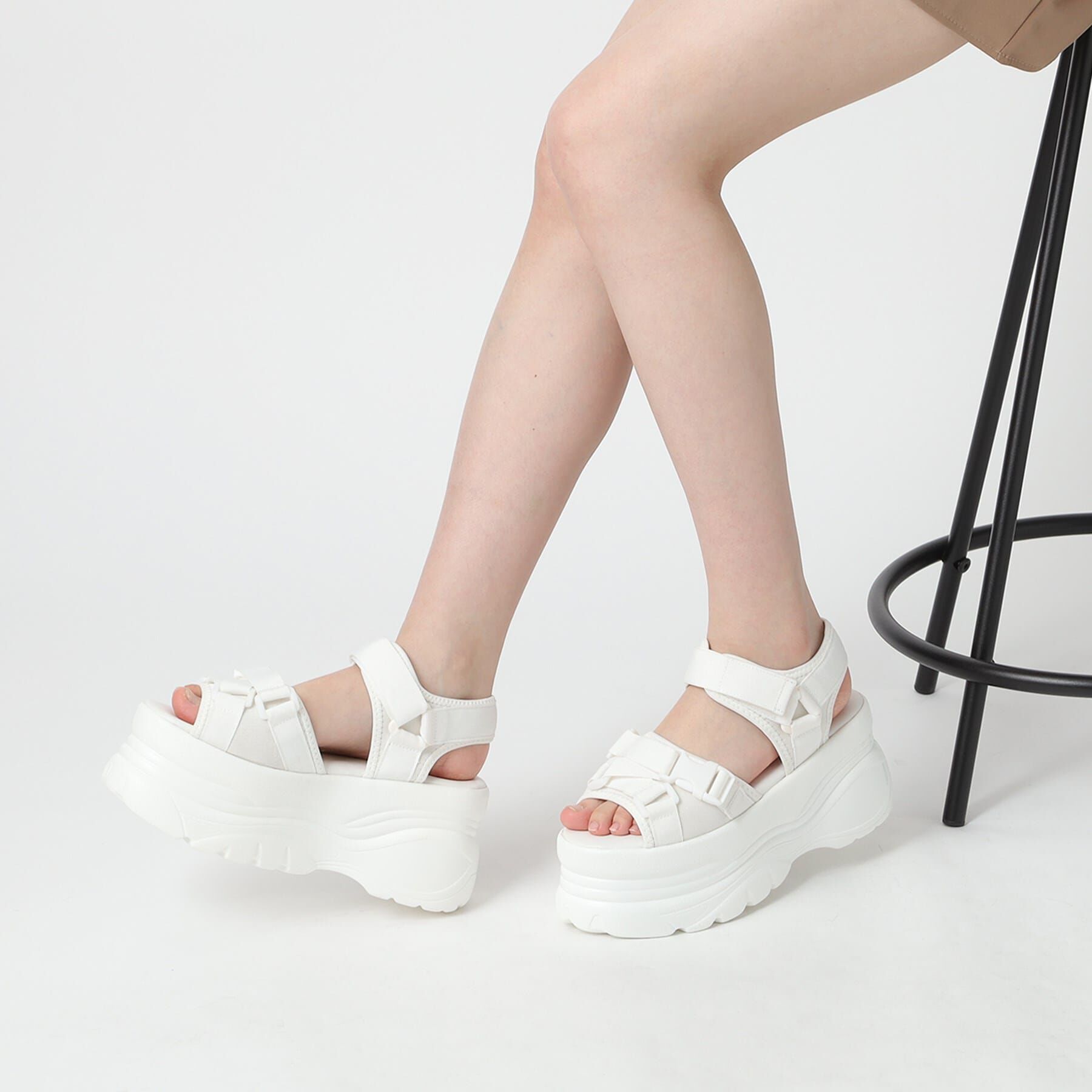 csT&P「厚底ベルト付きスポサン」|サンダル|