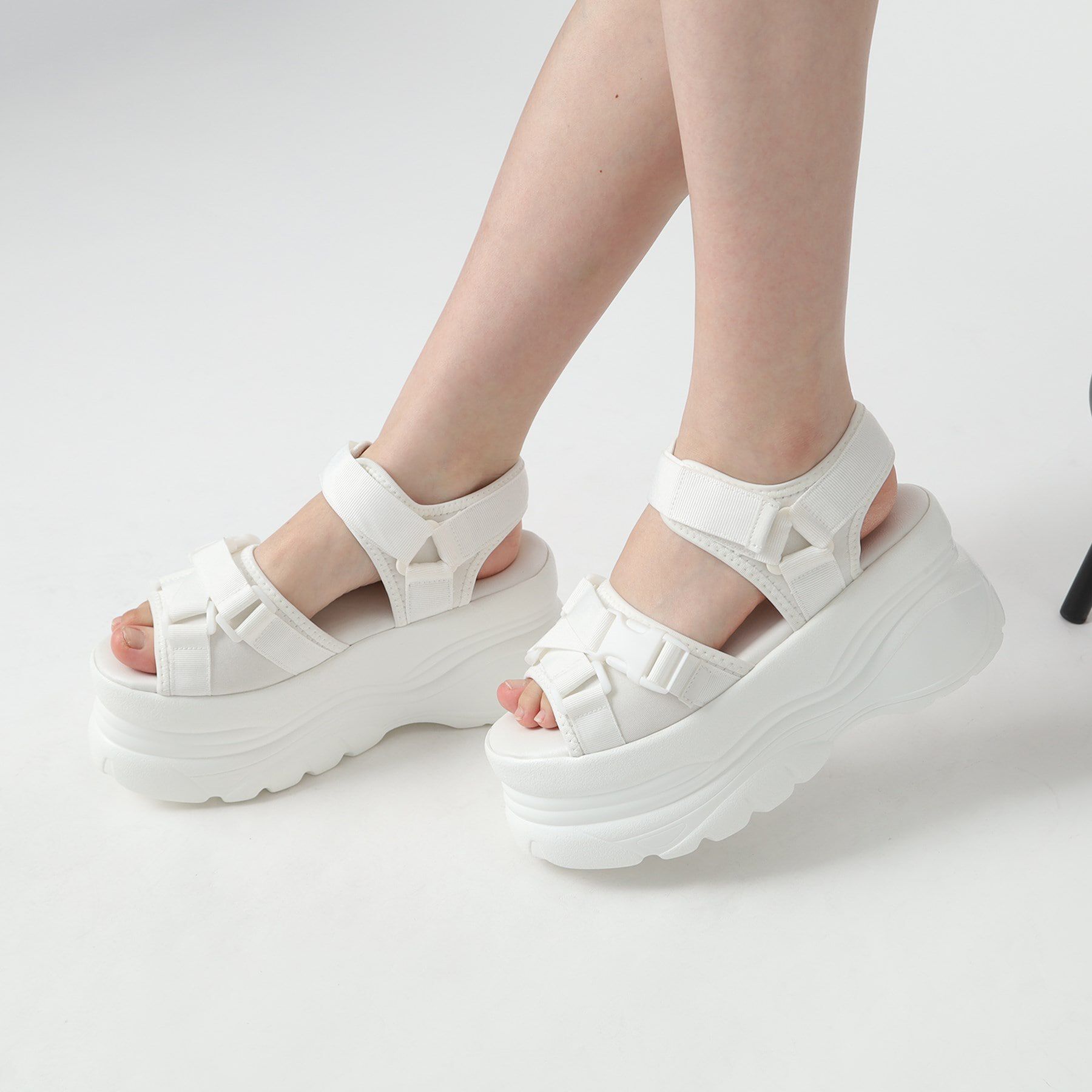 csT&P「厚底ベルト付きスポサン」|サンダル|