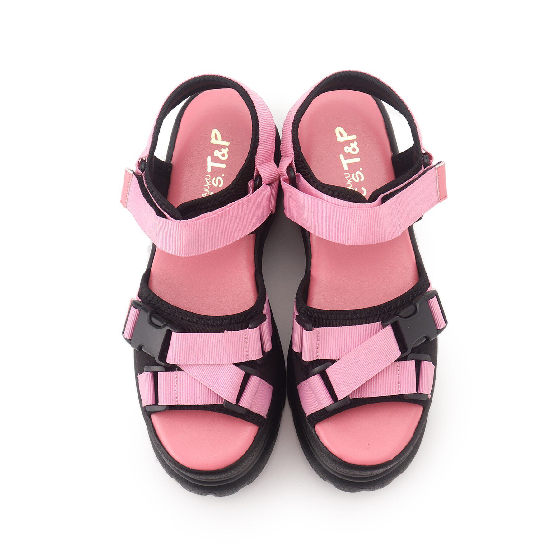 csT&P「厚底ベルト付きスポサン」|サンダル|