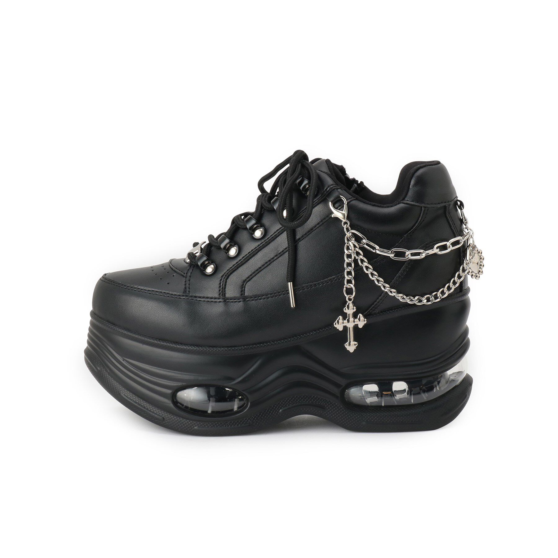 csT&P「十字架チェーン付き厚底スニーカー」|スニーカー|