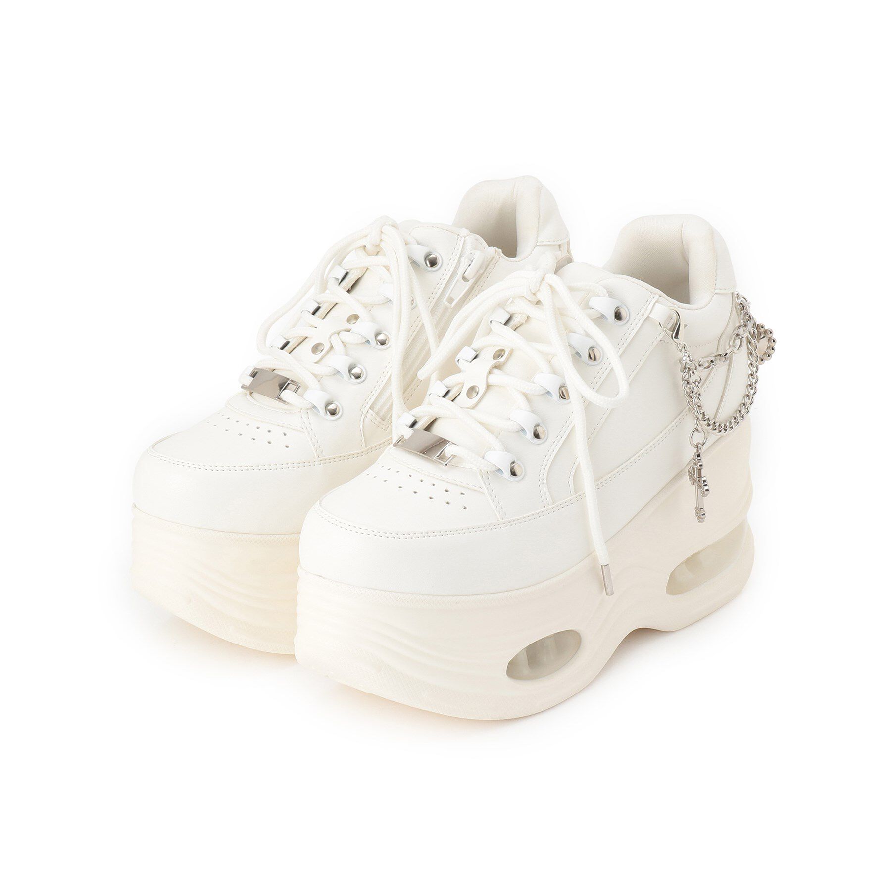 csT&P「十字架チェーン付き厚底スニーカー」|スニーカー|