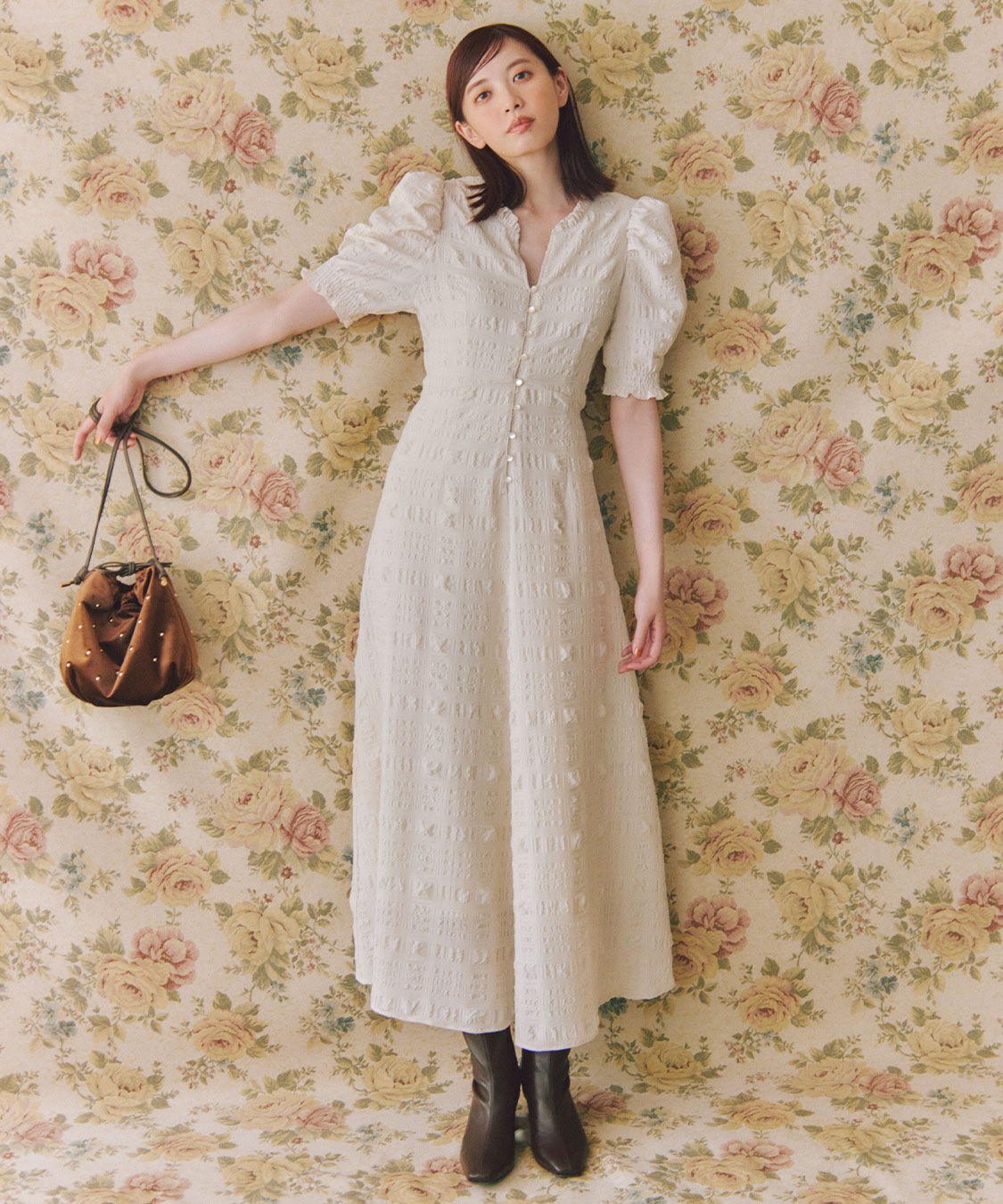 COCO DEAL「バックシャンチェックワンピース」|ワンピース|