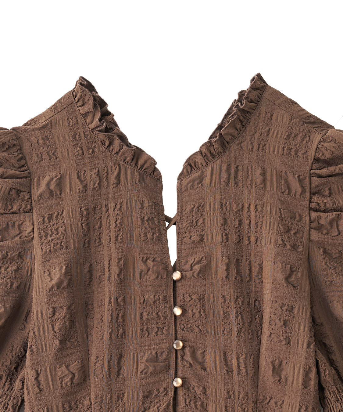 COCO DEAL「バックシャンチェックワンピース」|ワンピース|