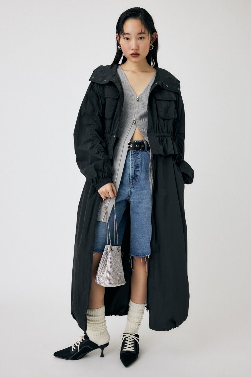 MOUSSY「REMOVABLE NYLON ジャケット」|その他|L/BLK1