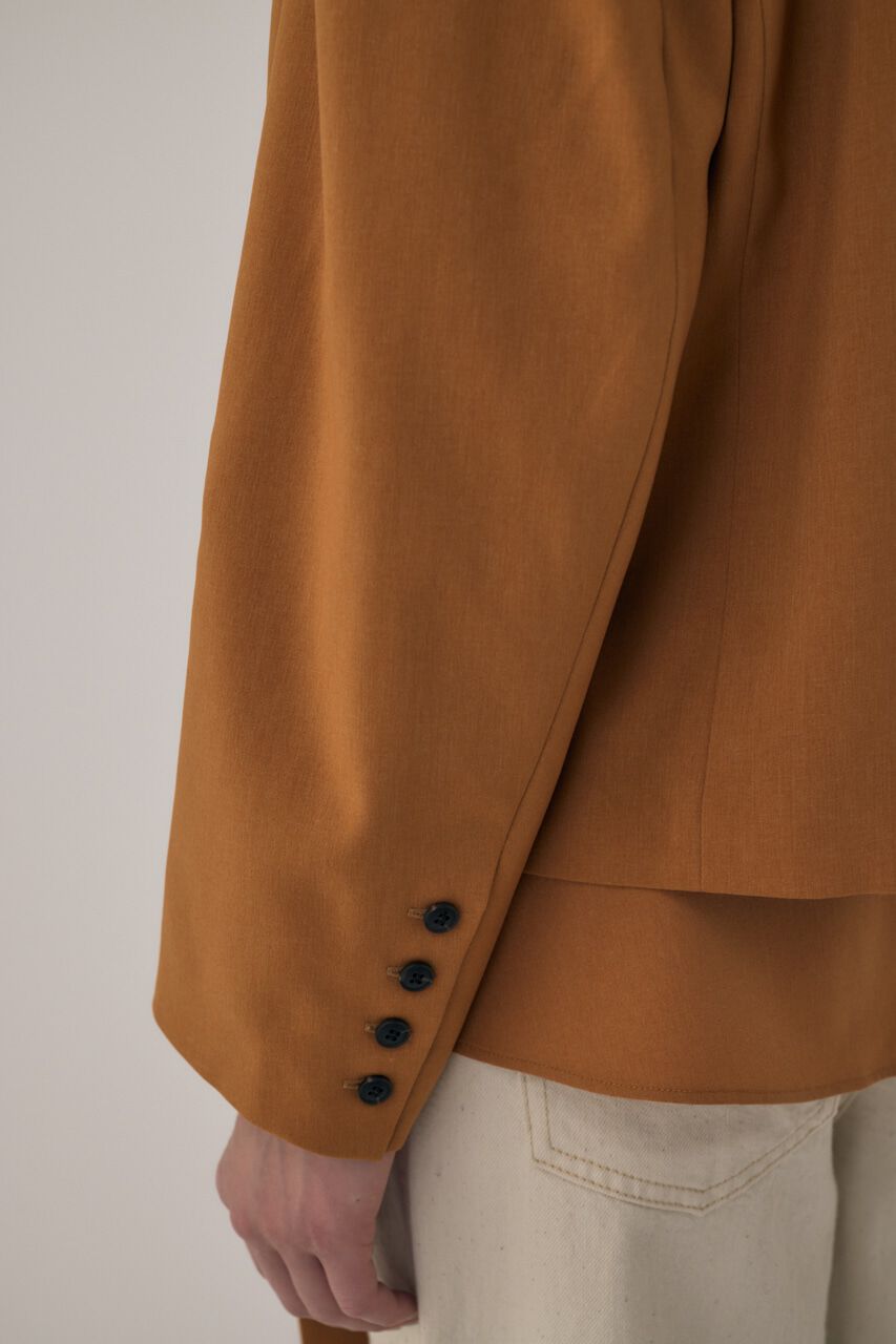 MOUSSY「リサイクルポリエステル使用ノーカラージャケット＆ペプラムベルトSET」|その他|