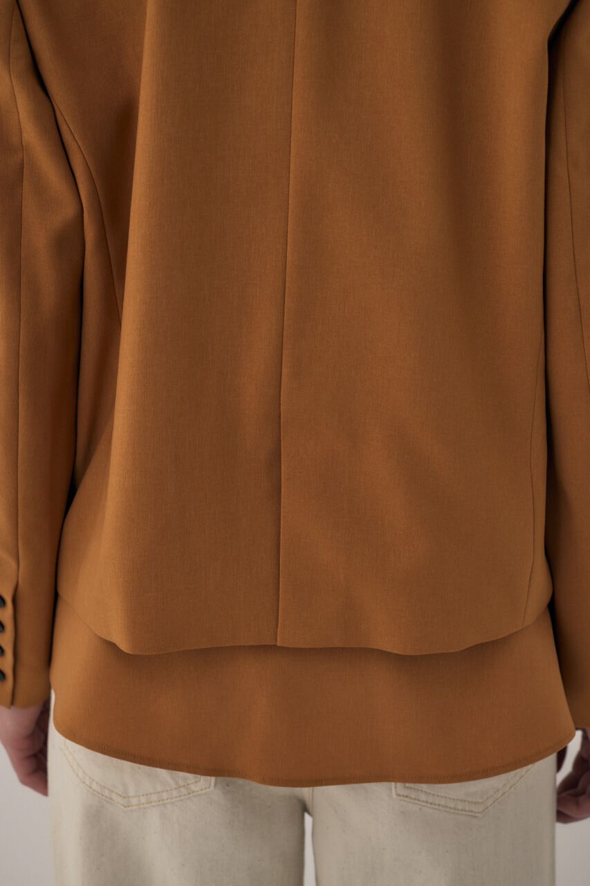 MOUSSY「リサイクルポリエステル使用ノーカラージャケット＆ペプラムベルトSET」|その他|