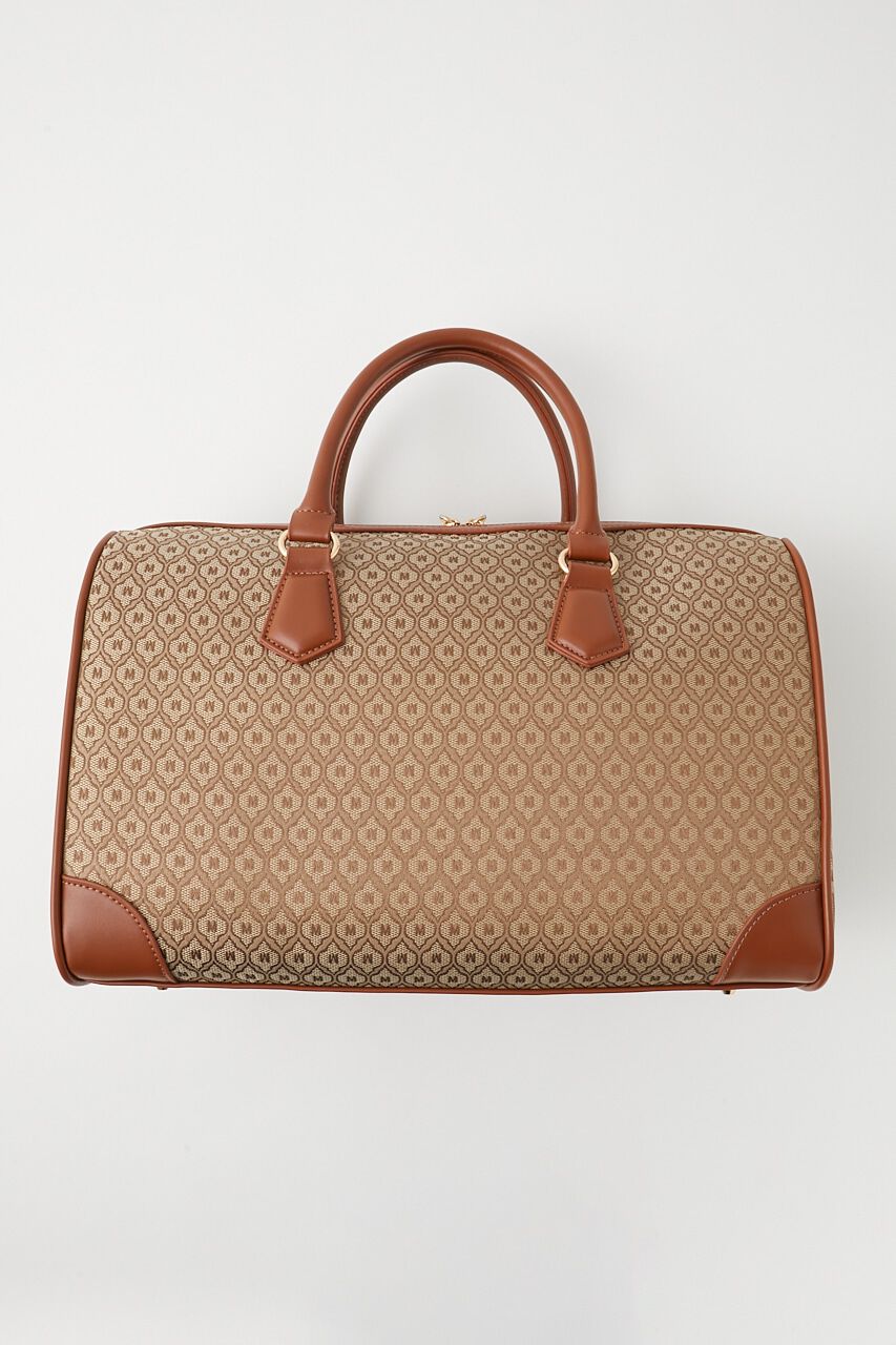 MOUSSY「MONOGRAM BOSTON バッグ(L)」|その他|BEG