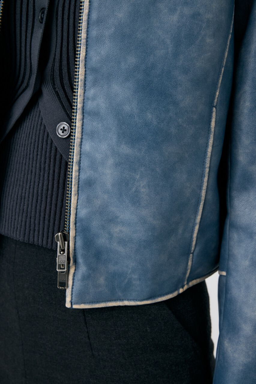 MOUSSY「FAUX LEATHER MINIMAL ジャケット」|その他|