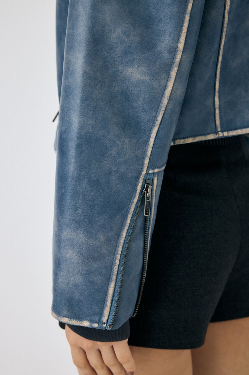 MOUSSY「FAUX LEATHER MINIMAL ジャケット」|その他|