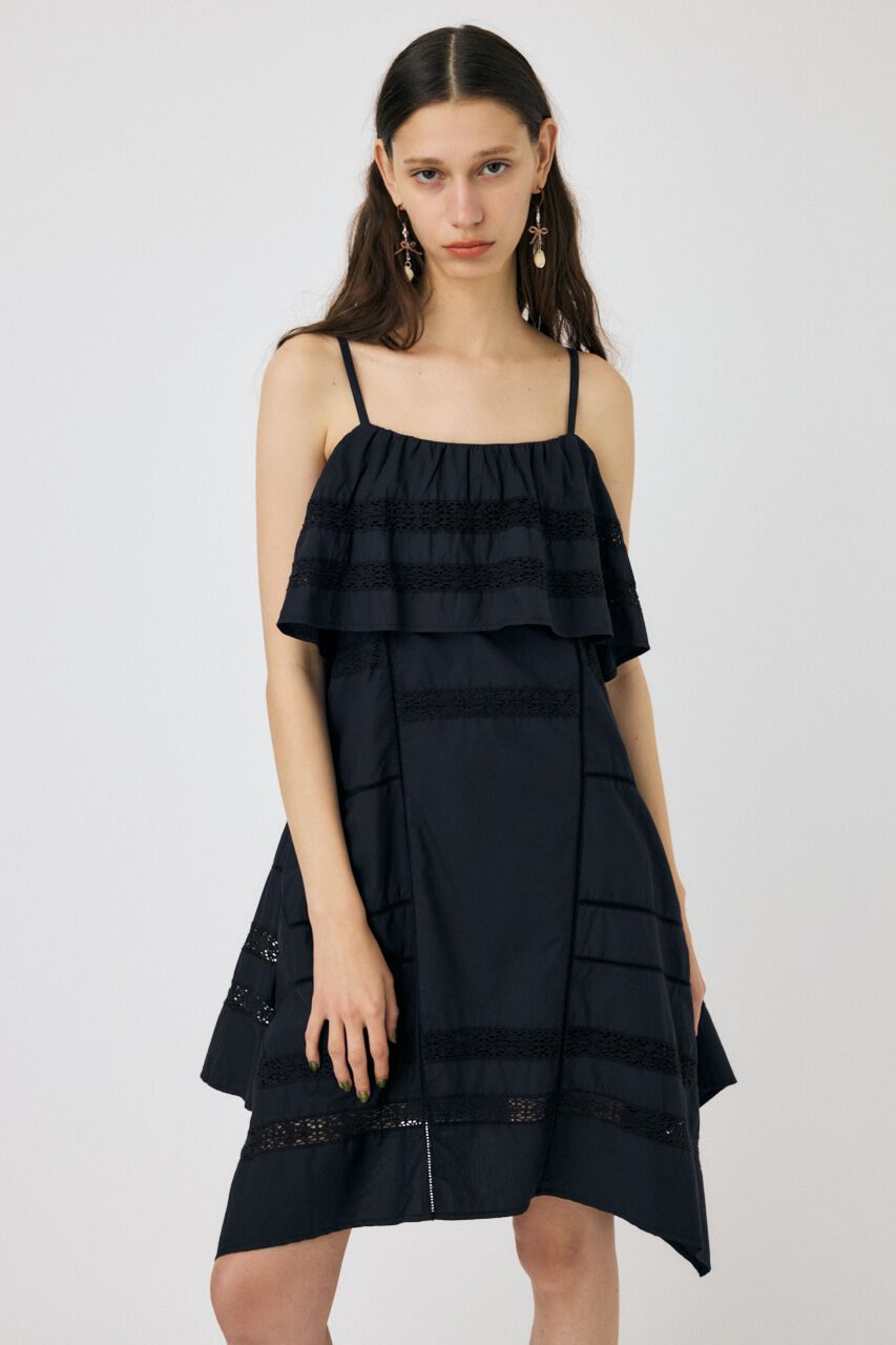 MOUSSY「RUFFLED MINI ドレス」|ワンピース|