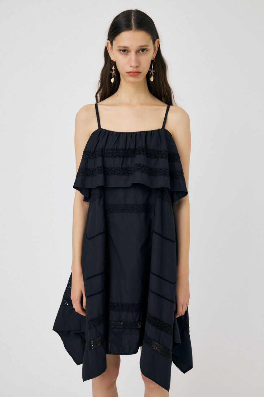 MOUSSY「RUFFLED MINI ドレス」|ワンピース|