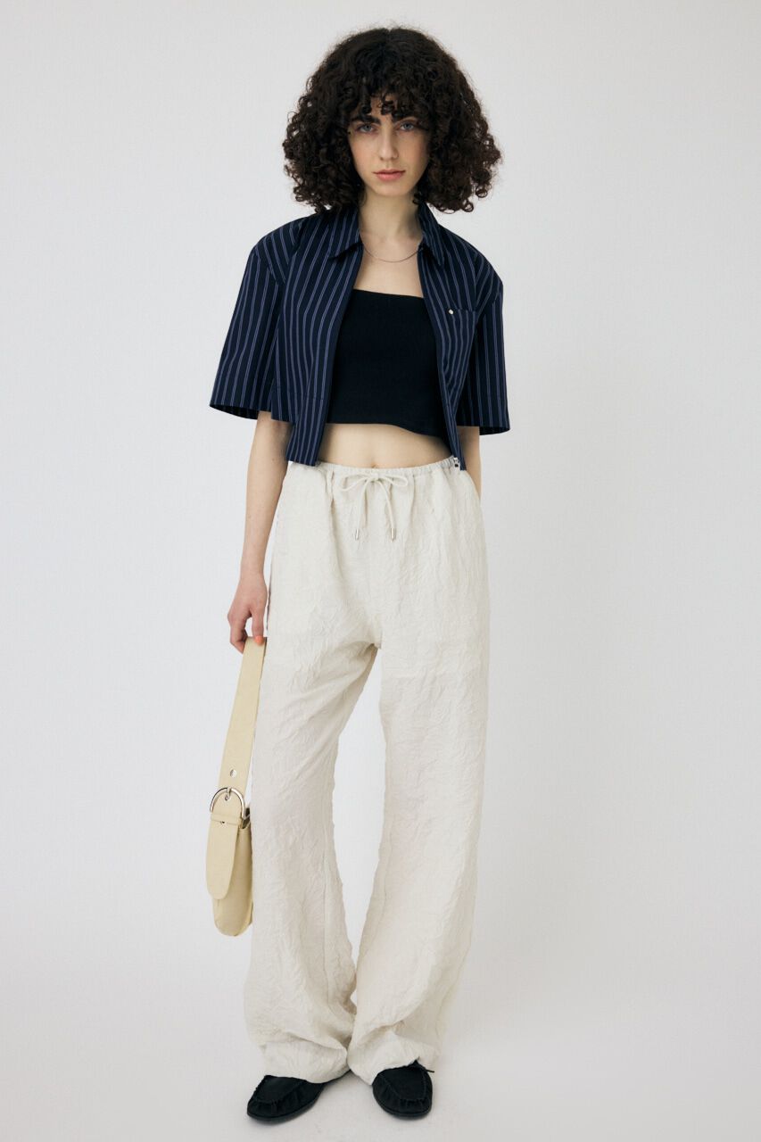 MOUSSY「CROPPED BELTED シャツ」|シャツ・ブラウス|