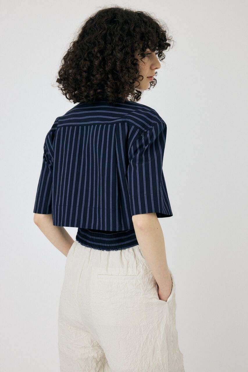 MOUSSY「CROPPED BELTED シャツ」|シャツ・ブラウス|