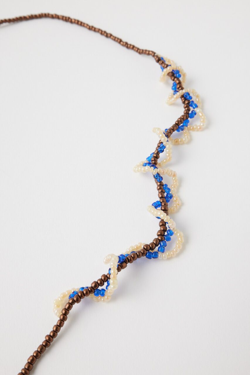 MOUSSY「WAVY BEADED チョーカー」|ネックレス|