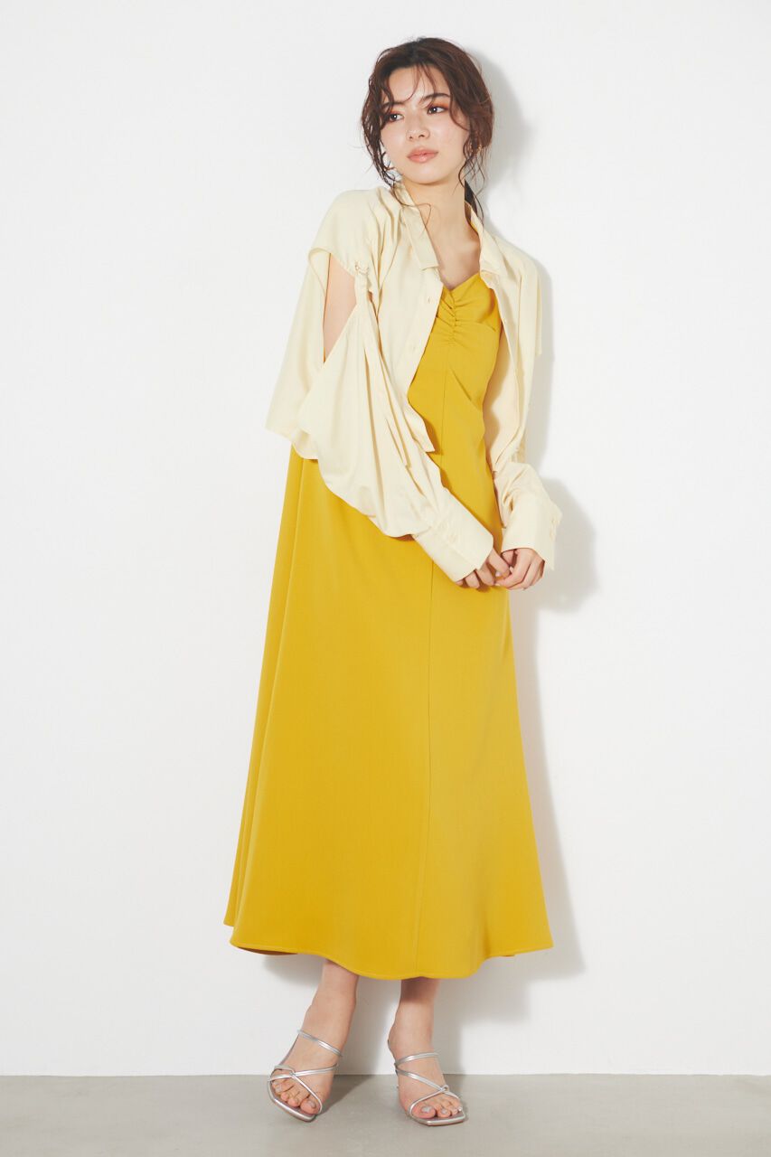 rienda「クロップドSH TOP」|シャツ・ブラウス|