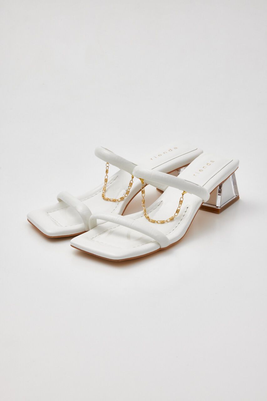 rienda「クリアヒールサンダル」|サンダル|